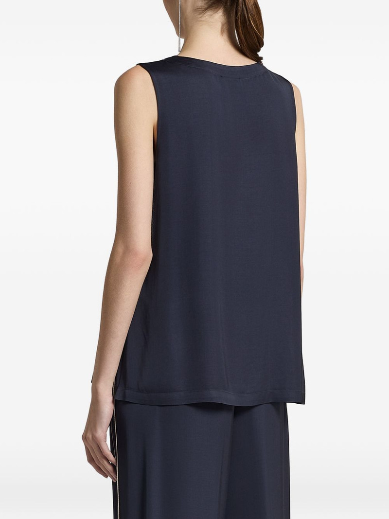 Aurea V-neck sleeveless top 3
