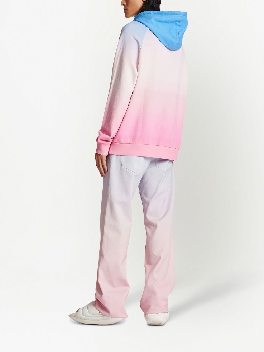 x Evian gradient-effect hoodie - 4