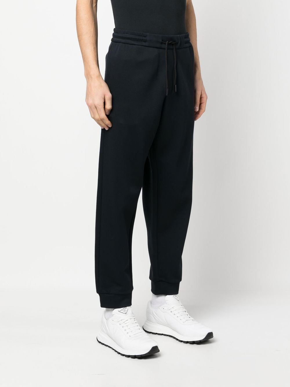 logo-embroidery track pants - 3