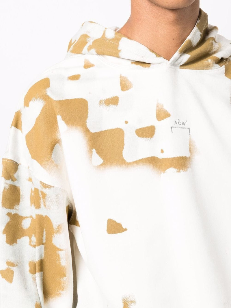 faded-print hoodie 5