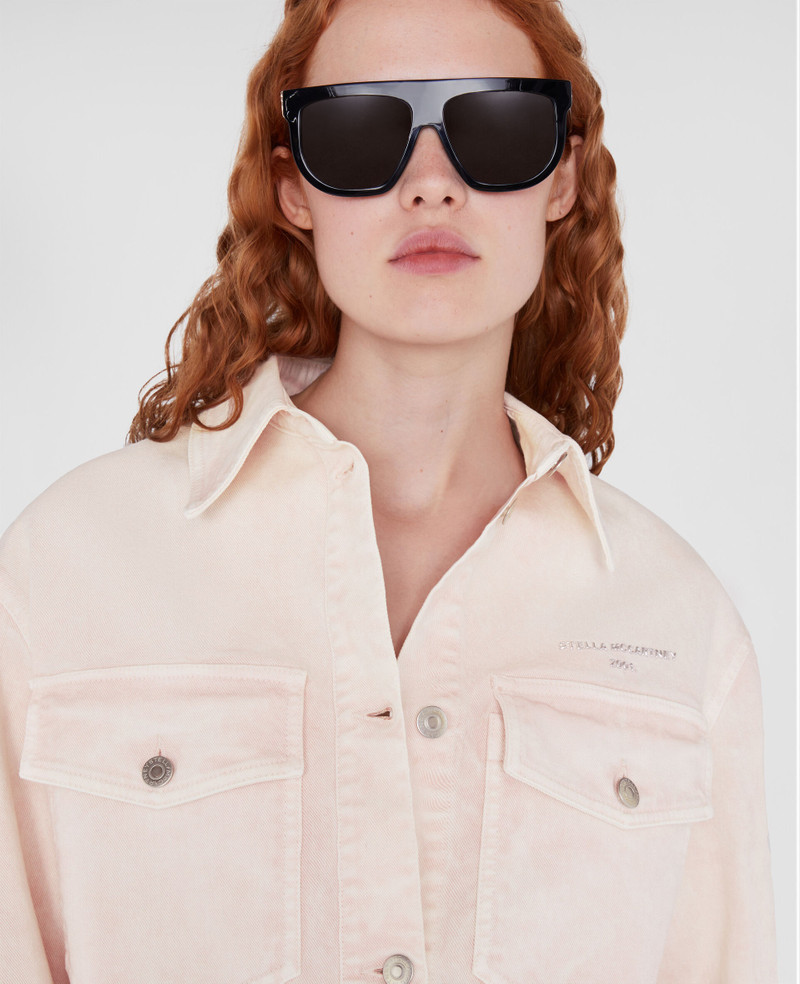 Logo Denim Shirt Jacket 4