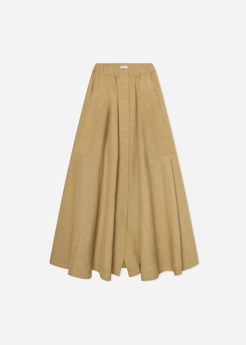 Parachute Skirt in Viscose Linen 1