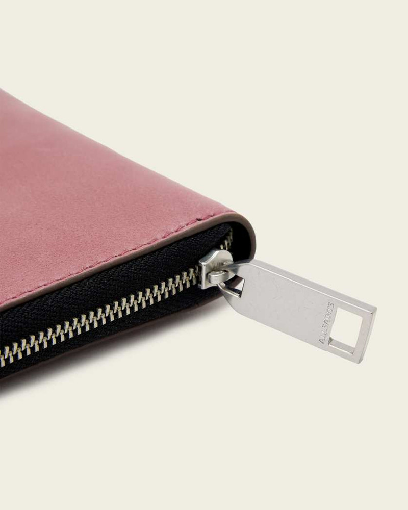 LENA HEX ZIP UP LEATHER WALLET 5