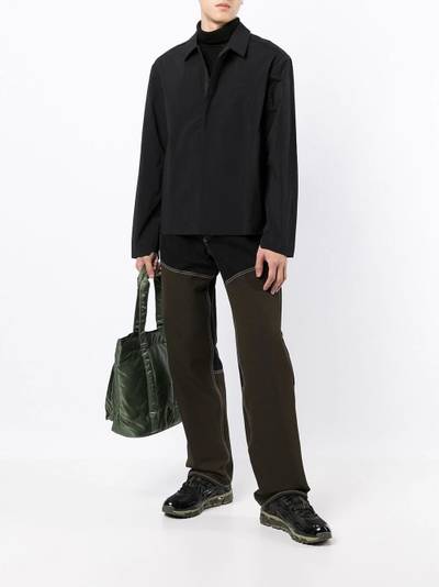 A-COLD-WALL* long-sleeved zip-up shirt outlook