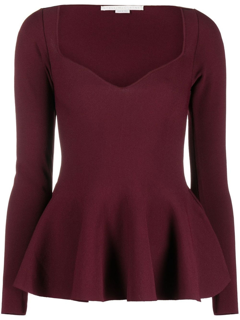 peplum-hem top 1