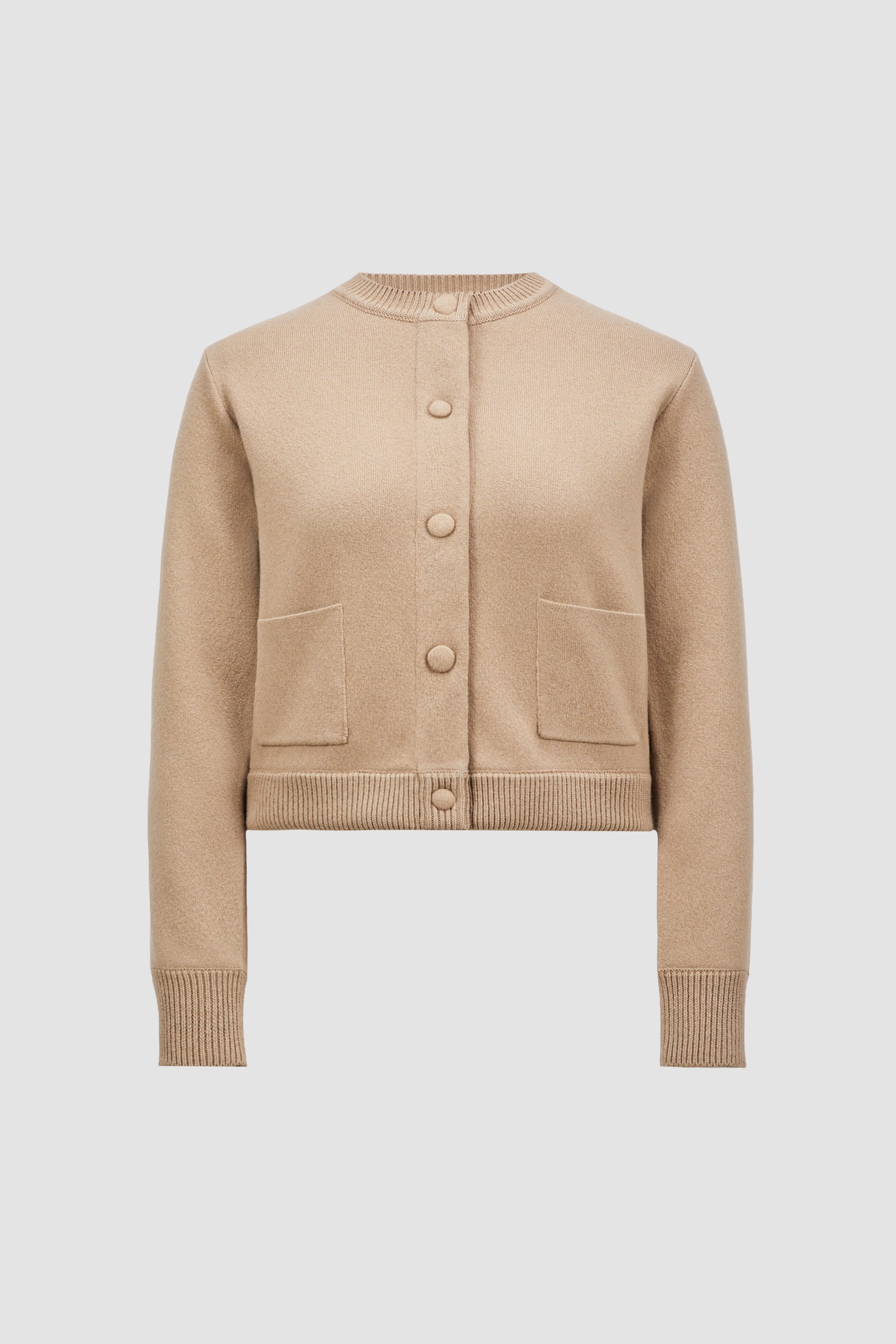 Padded Wool Cardigan - 1