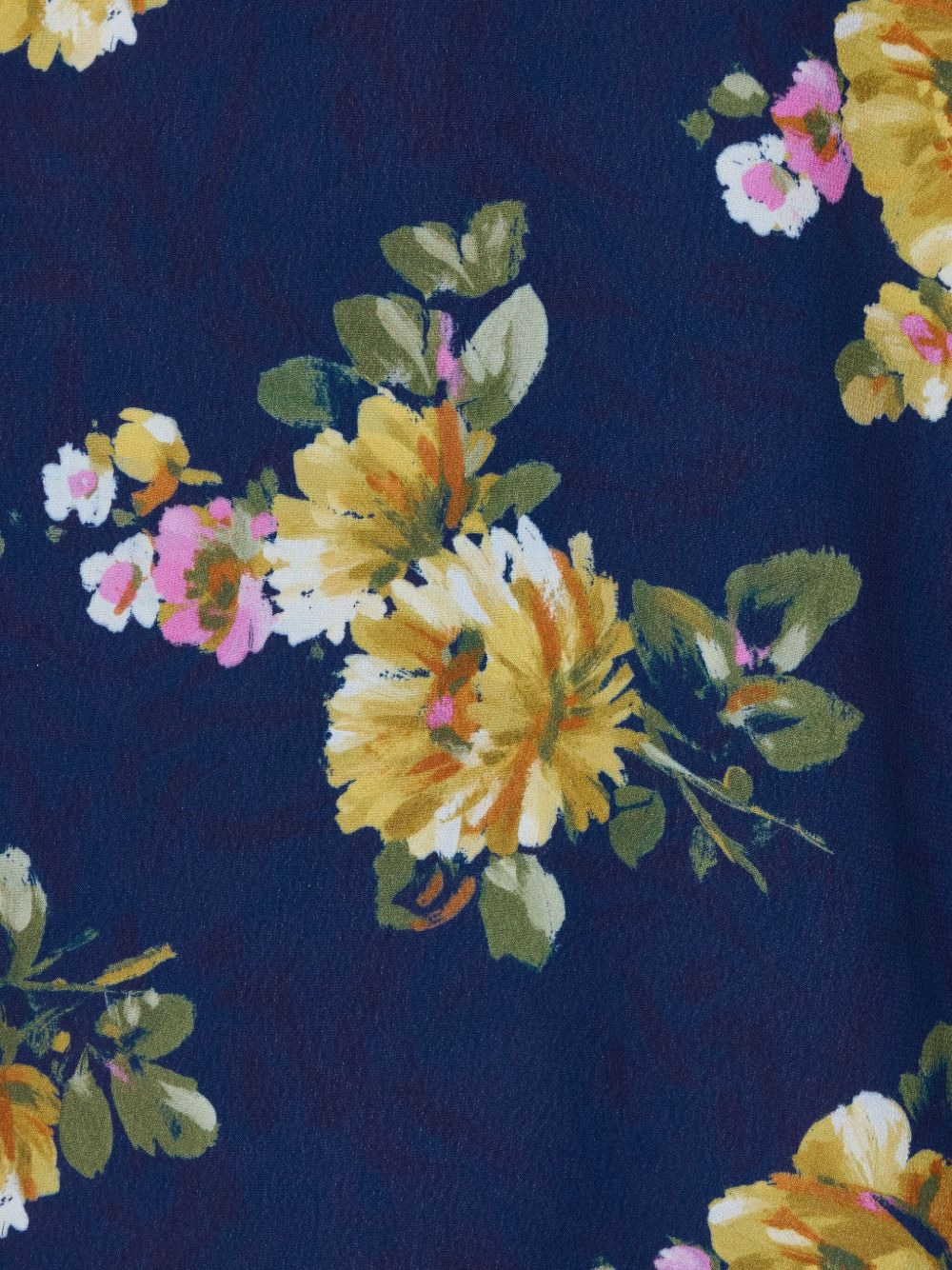 floral bell-sleeve mini dress - 4