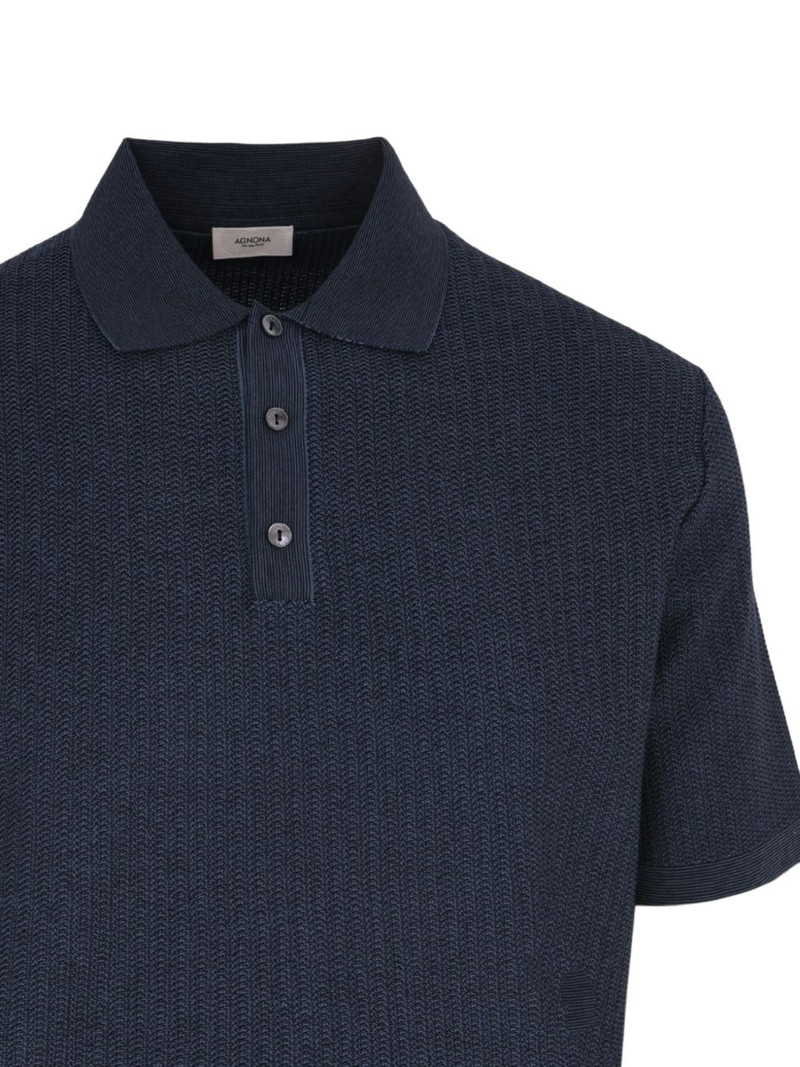 jacquard knitted polo shirt 4