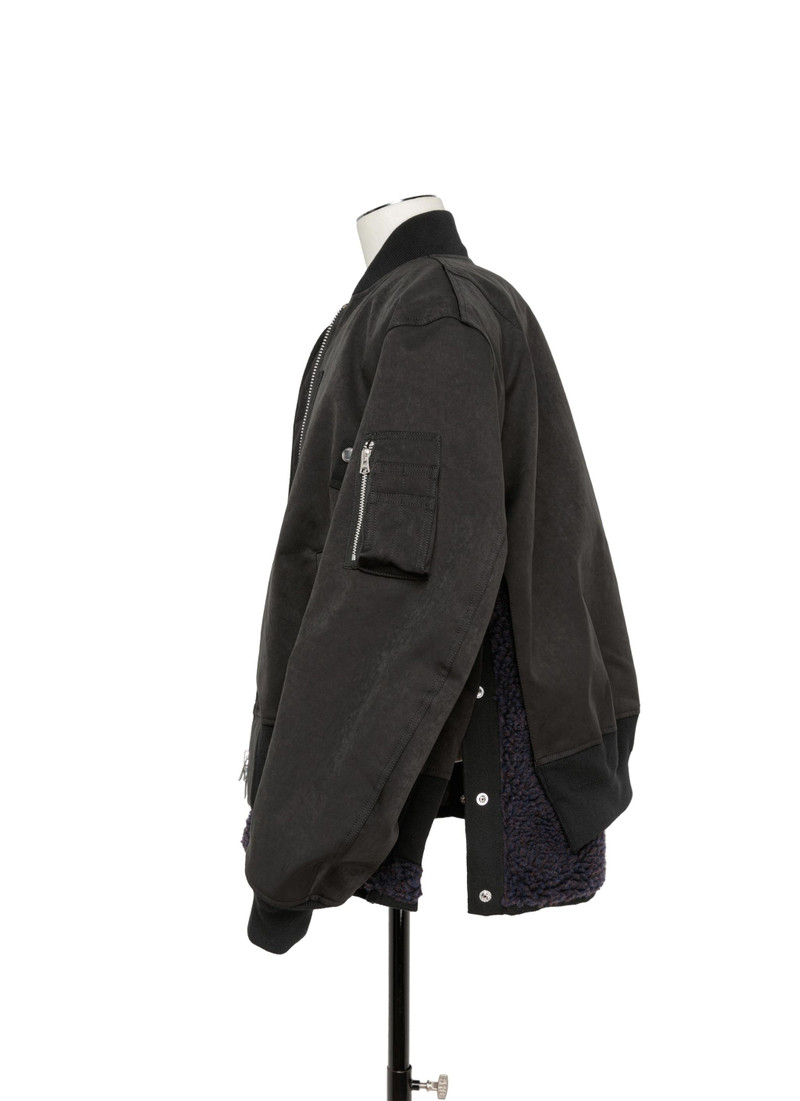 Faux Suede Mix Blouson 5