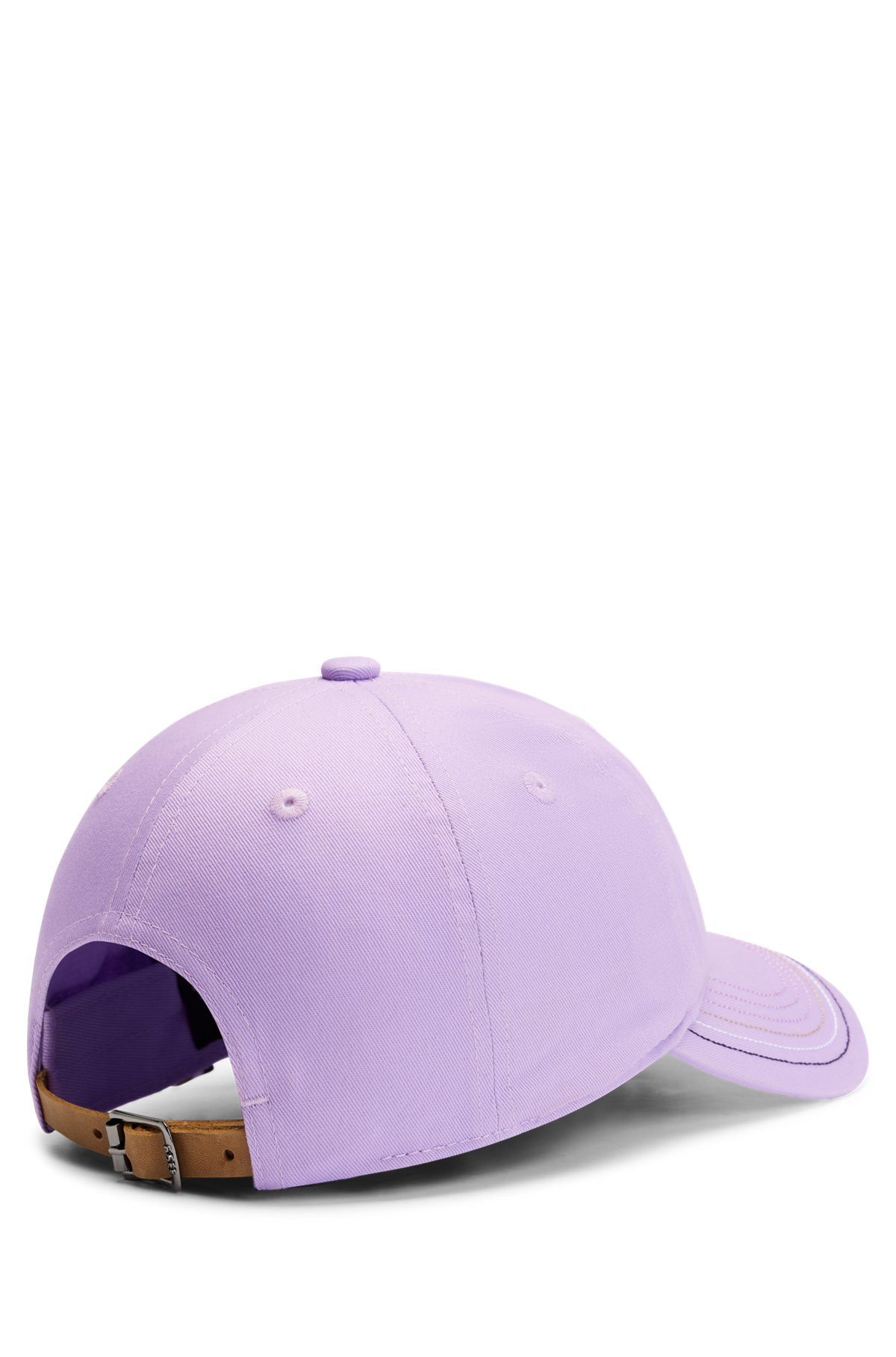 EQUESTRIAN EMBROIDERED-LOGO CAP WITH LEATHER STRAP - 3
