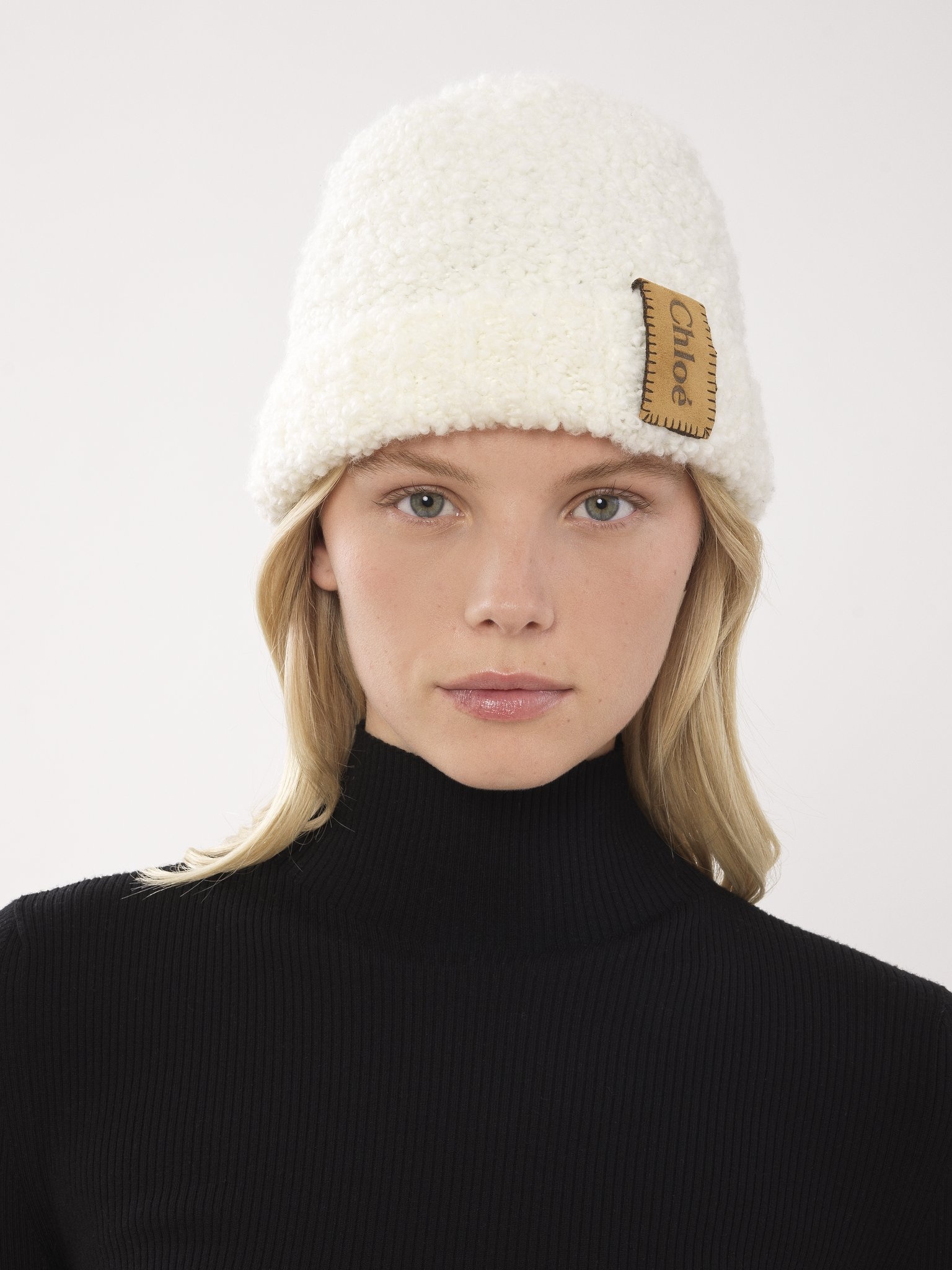 CURLY KNIT BEANIE - 4