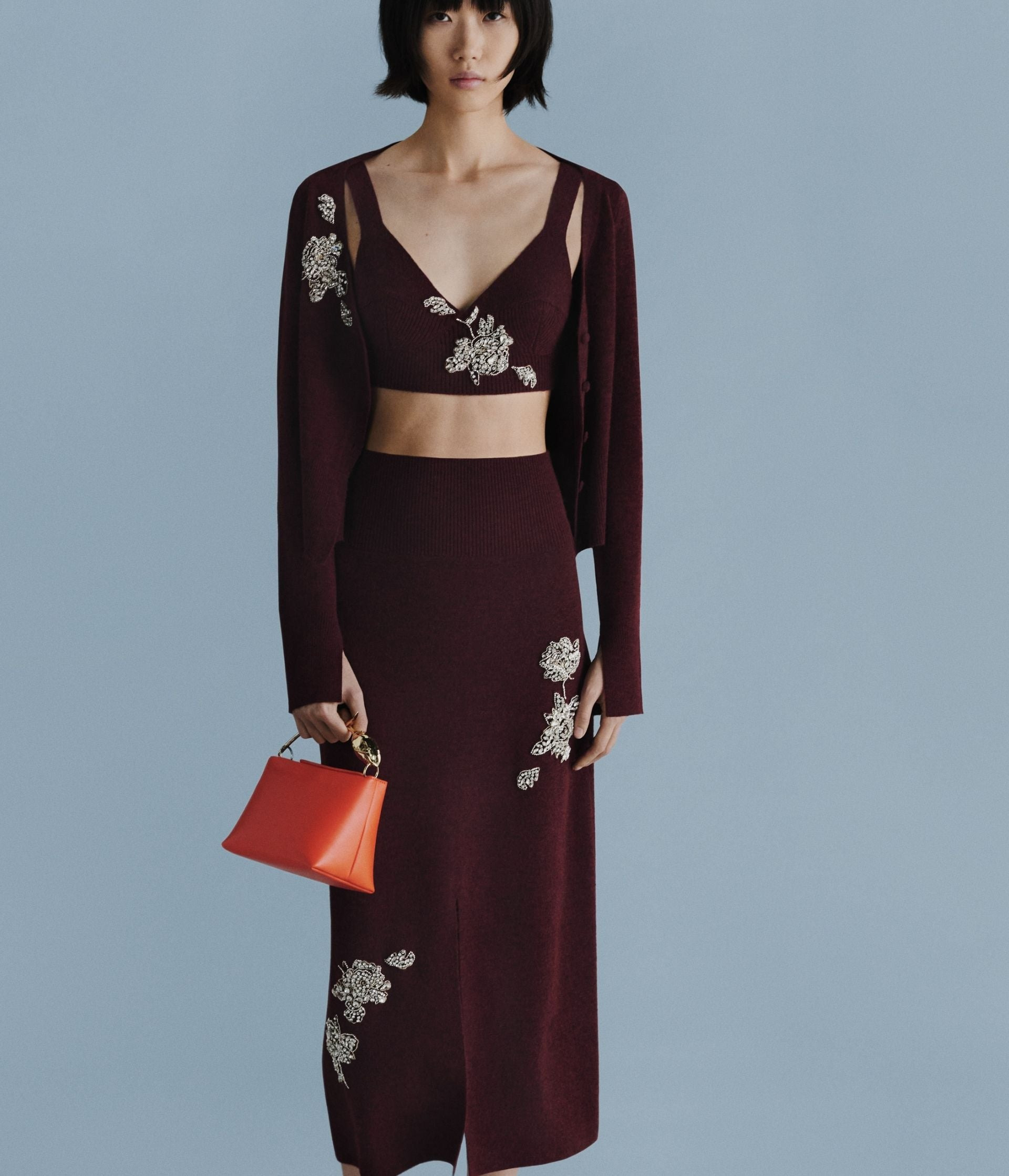 PENCIL MIDI SKIRT - 3