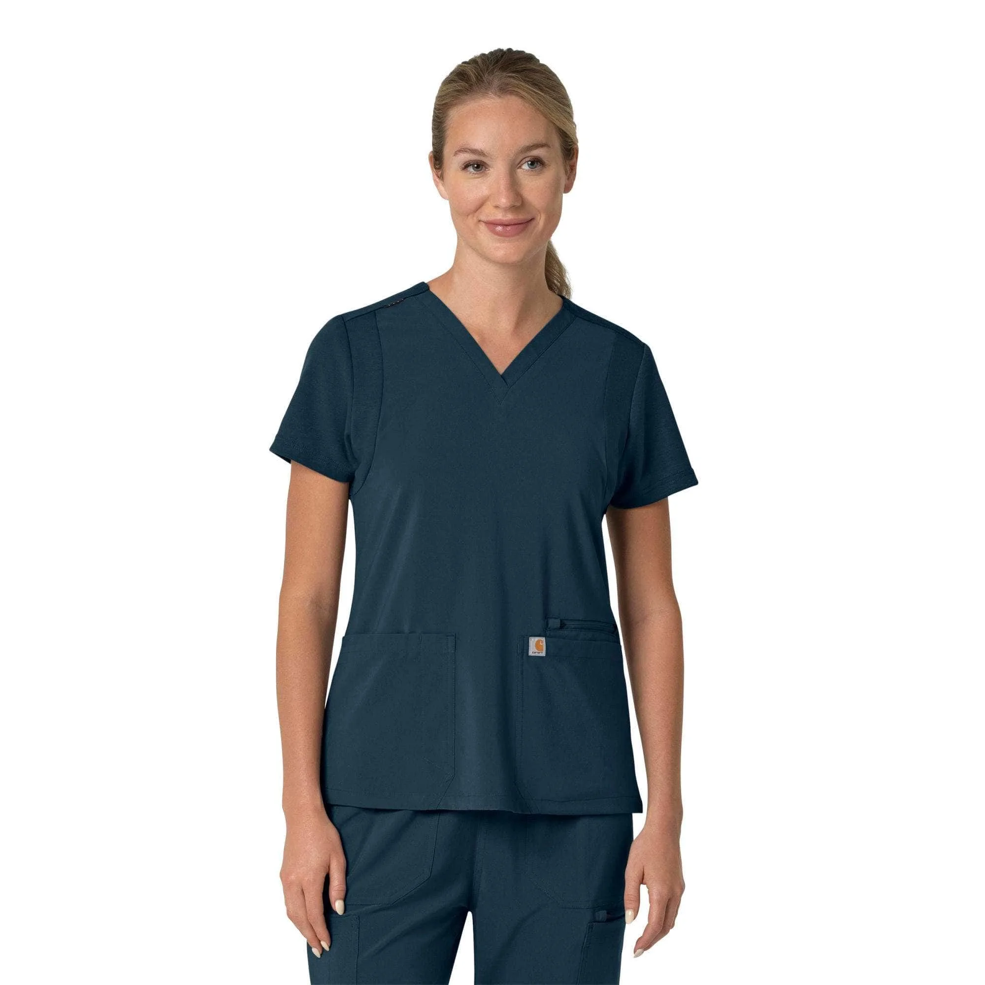 Women's Force Cross-Flex Flex Panel V-Neck Scrub Top - 1