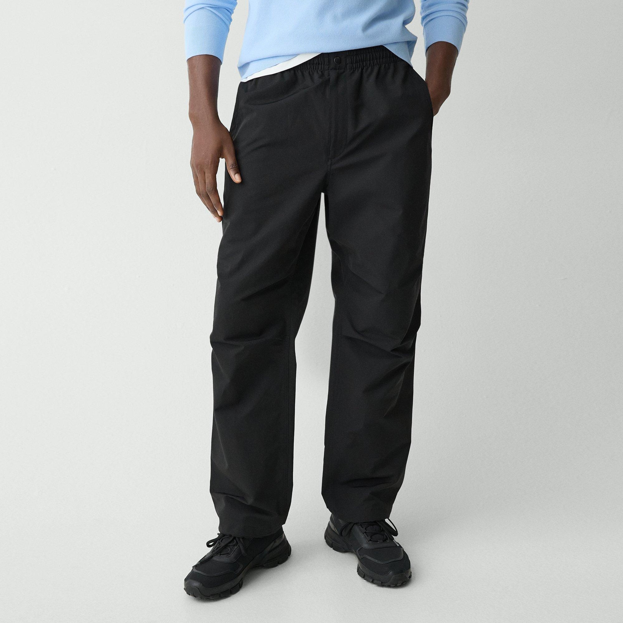 Wide-Leg Drawstring Pant in Cotton-Blend - 5