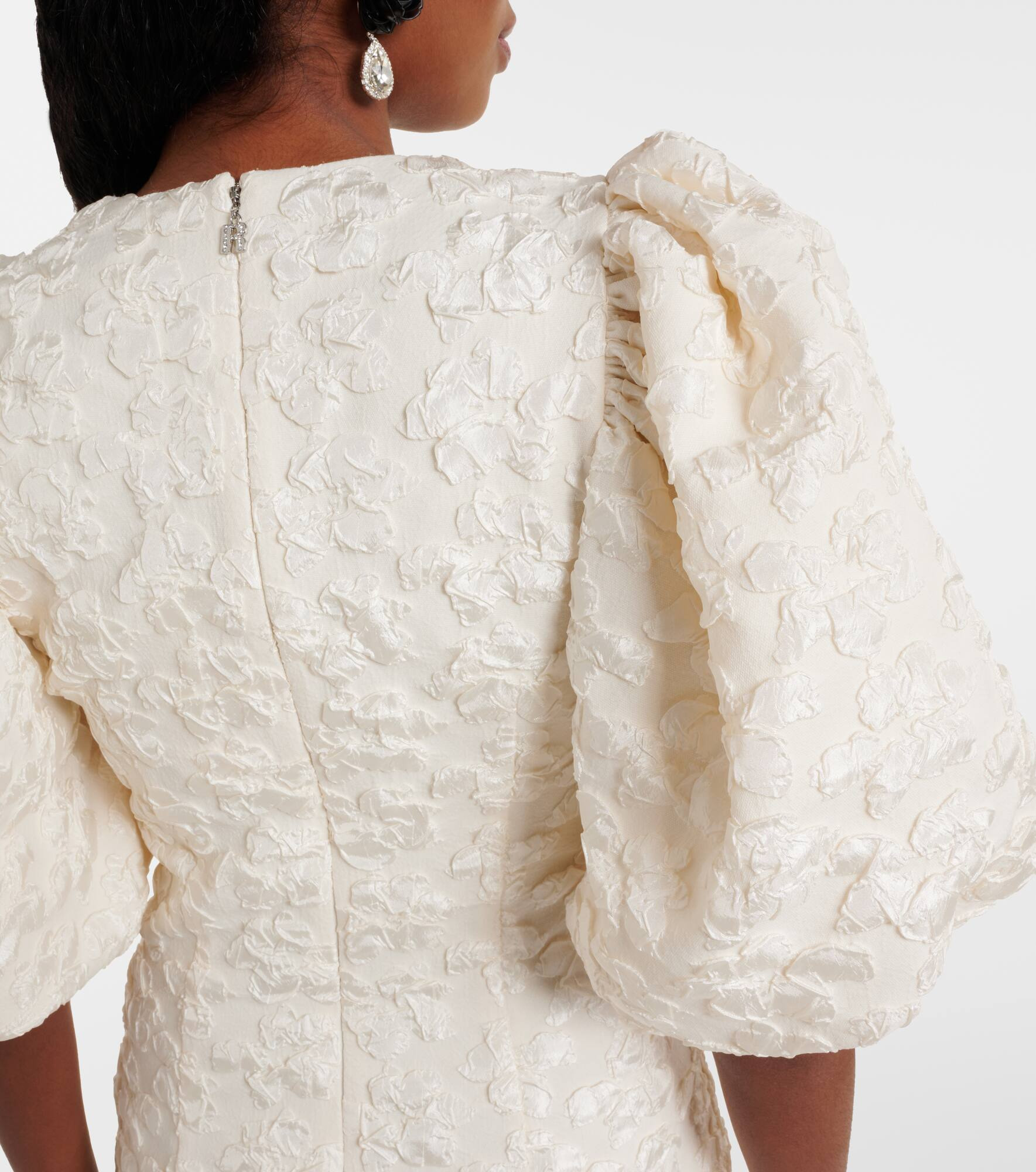 Bridal jacquard minidress - 5
