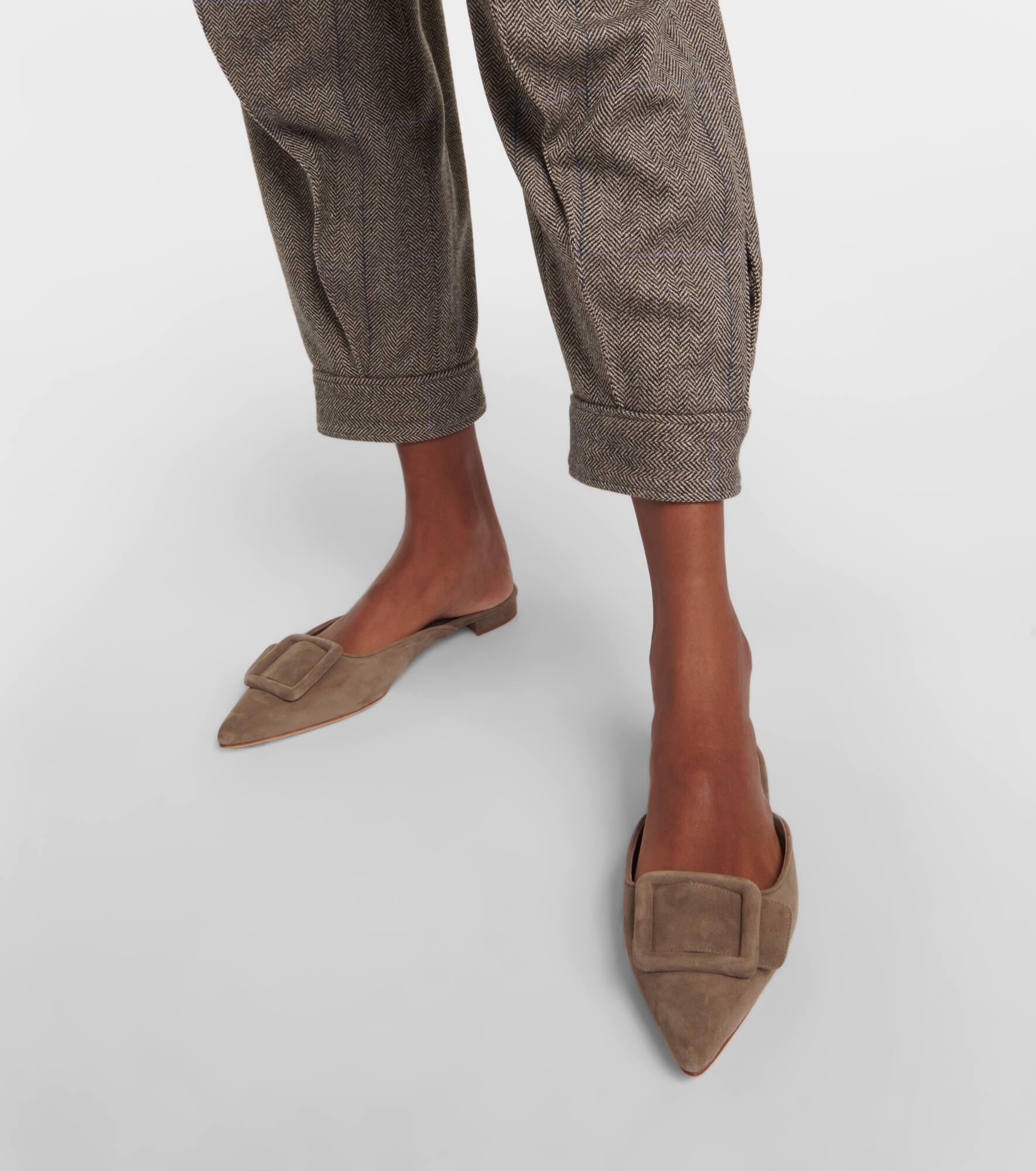 Maysale suede mules - 4