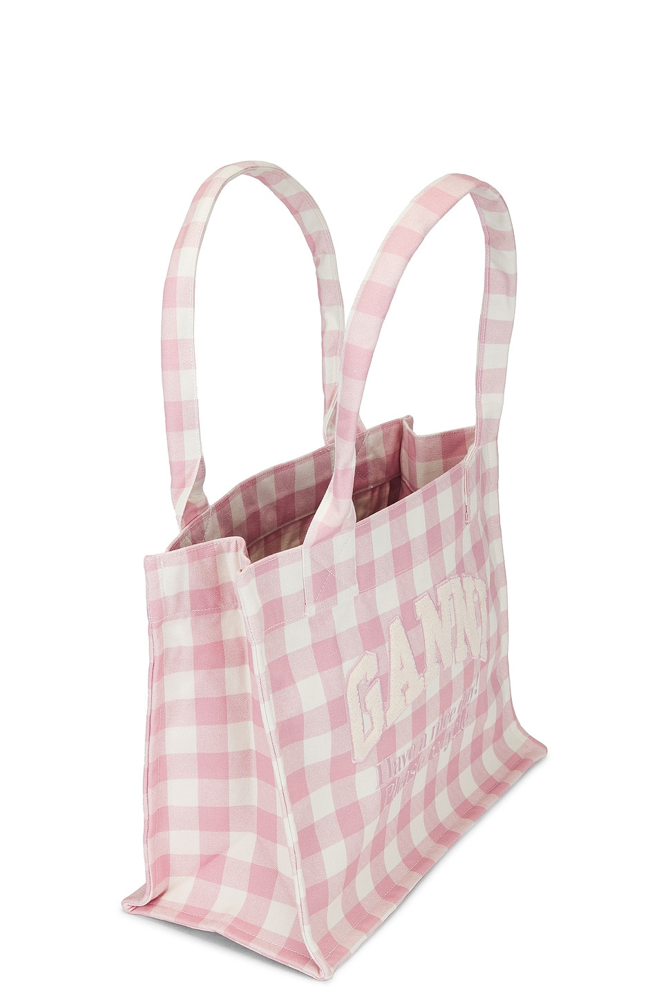 Large Easy Shopper Vichy Bag - 4