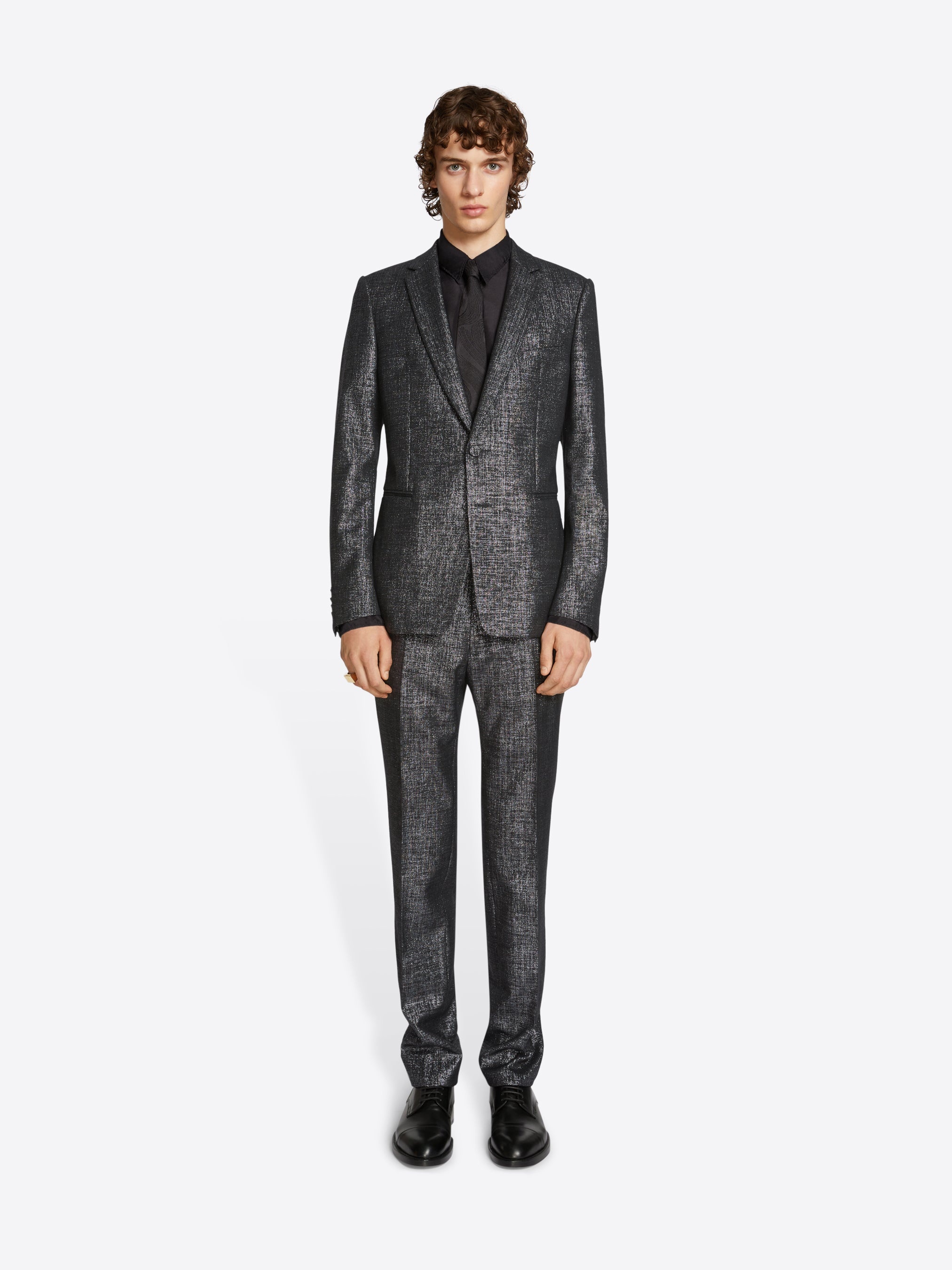 SLIM FIT GLITTER SUIT - 2