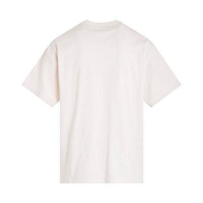 We11done Washed Character T-Shirt in White outlook