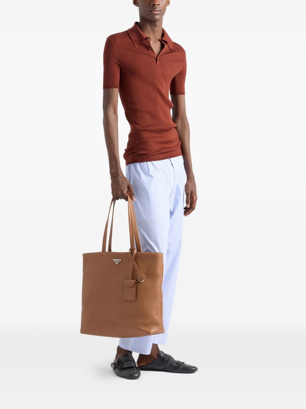 logo-plaque tote bag - 2