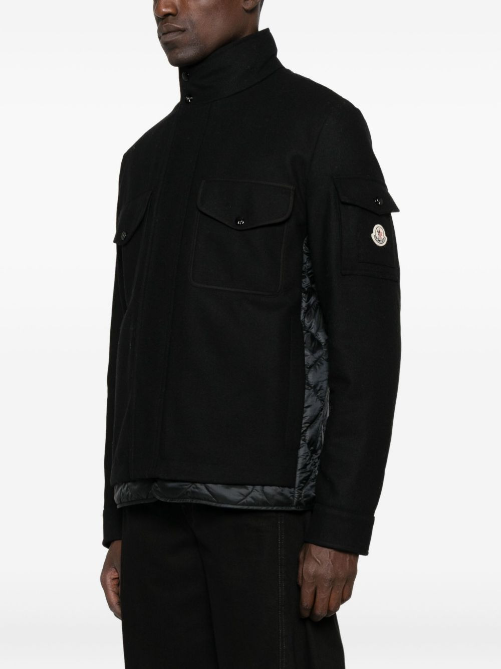 flap-pocket quilted jacket - 3