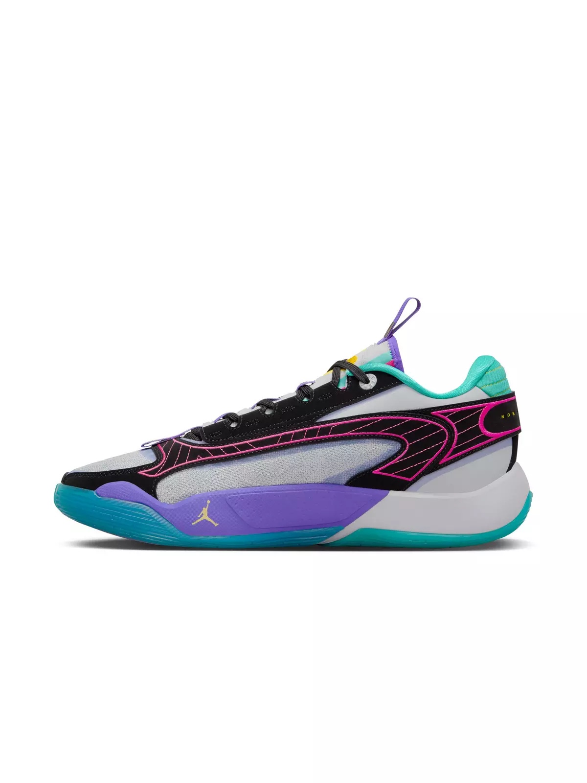 Luka 2 "Wolf Grey/Speed Yellow/Black" Men's Basketball Shoe - 7