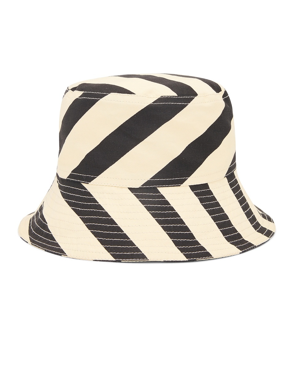 Domino Stripe Bucket Hat - 2