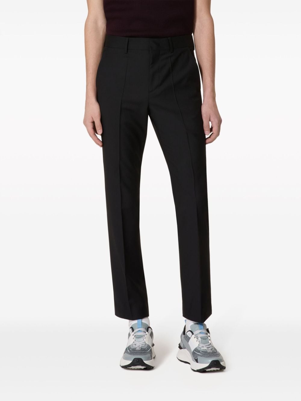straight-leg tailored trousers - 3