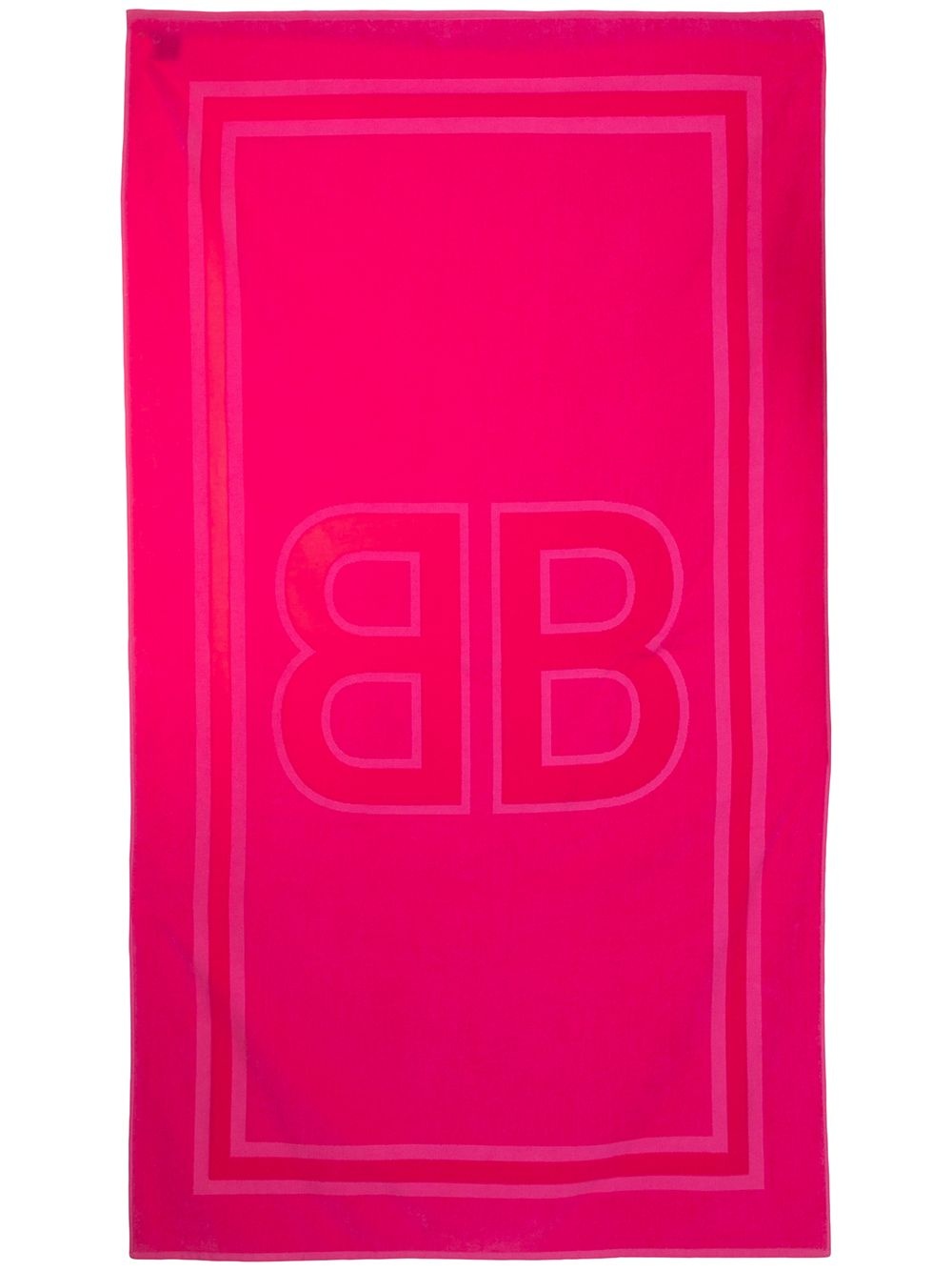 logo-print beach towel - 3