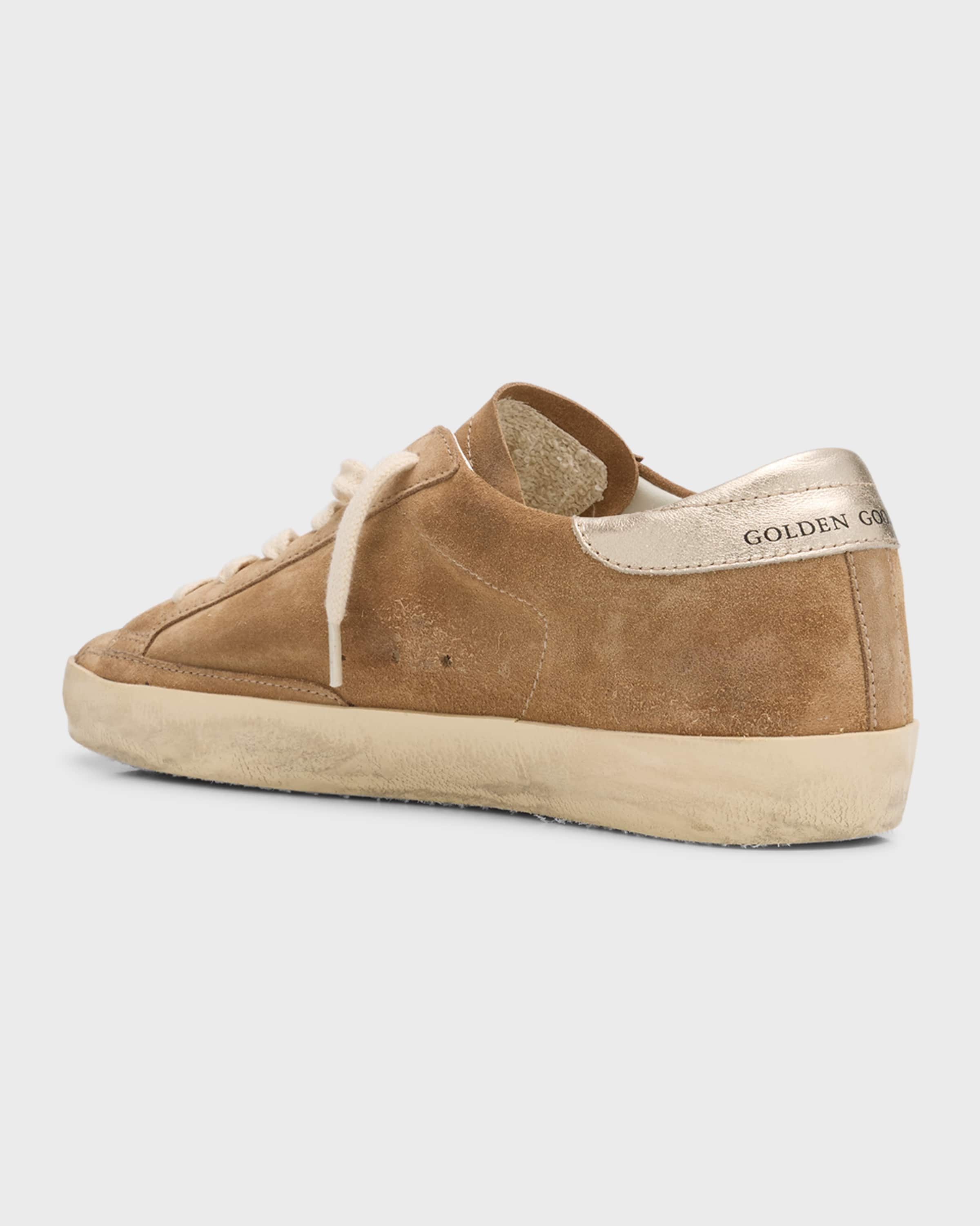 Superstar Mixed Leather Low-Top Sneakers - 4