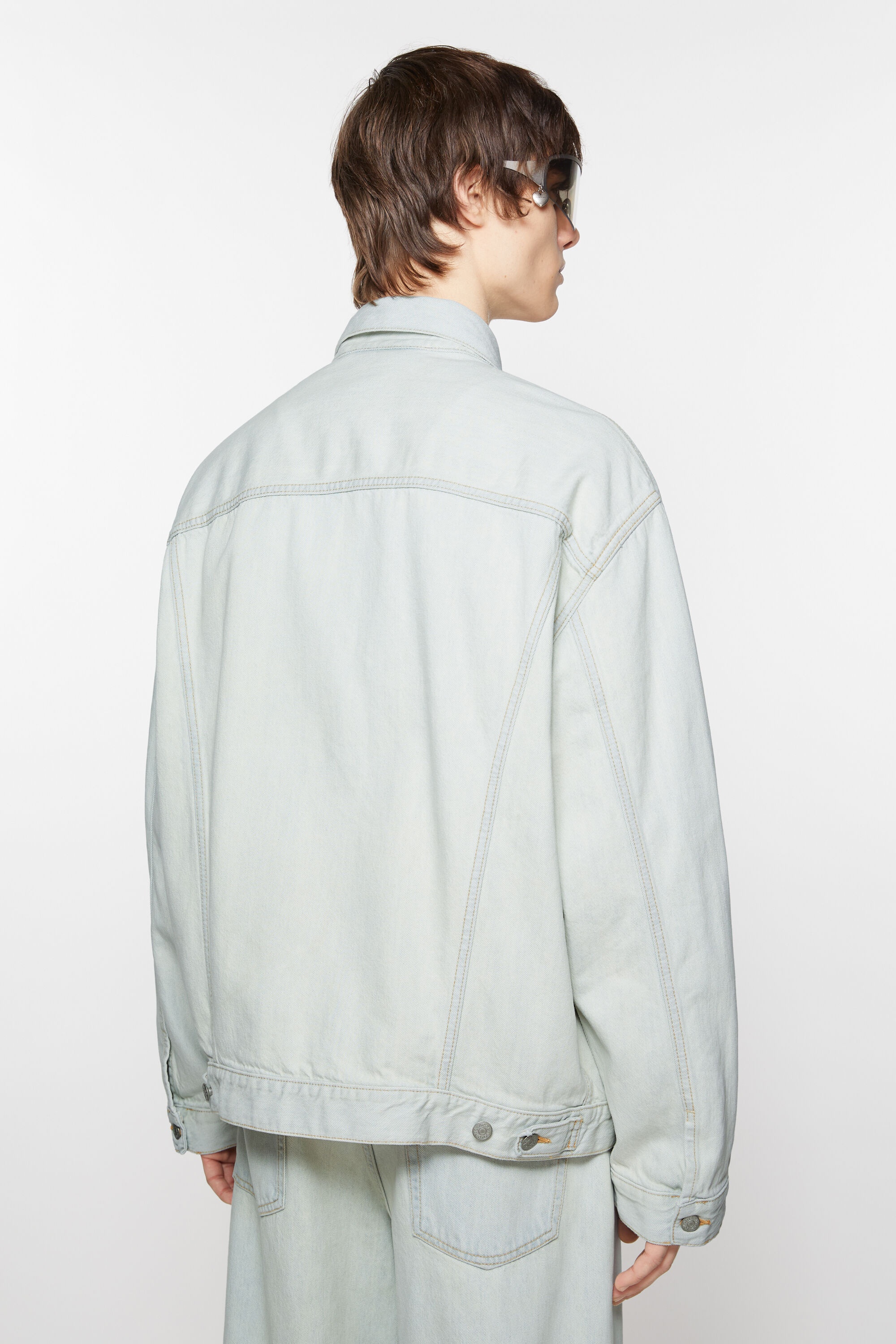 Denim jacket - Relaxed fit - Light blue - 4