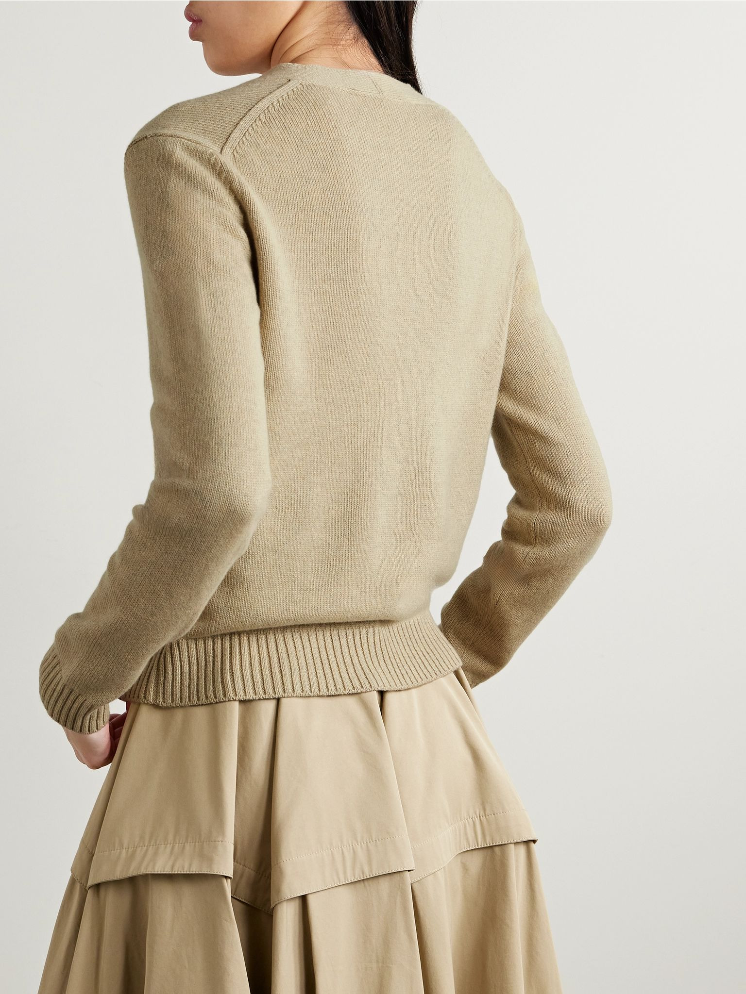 Cashmere cardigan Beige - 4