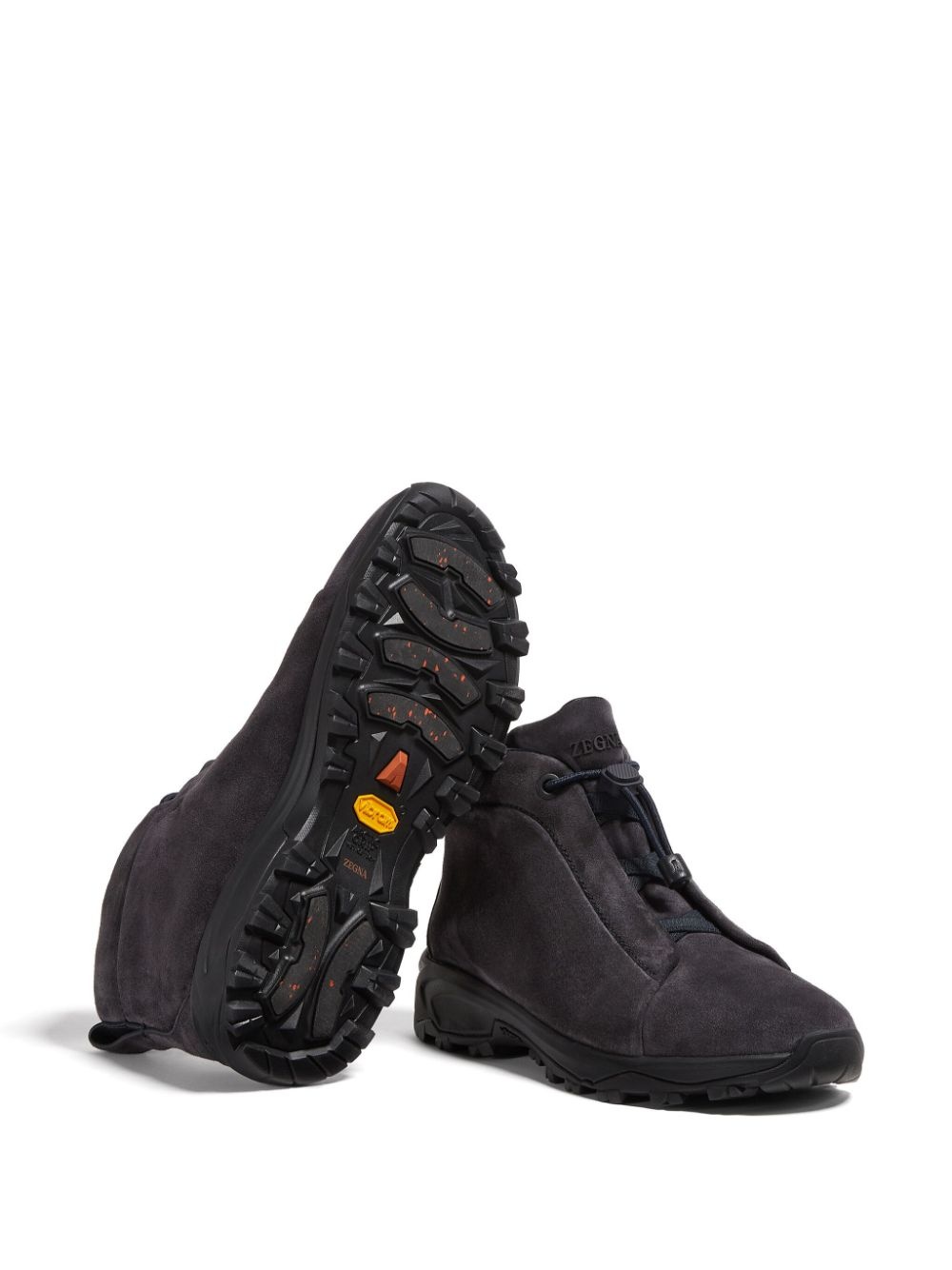 Triple Stitch Vetta suede boots - 4