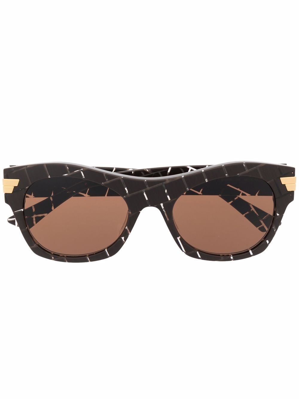 BV1103S geometric-frame sunglasses - 1