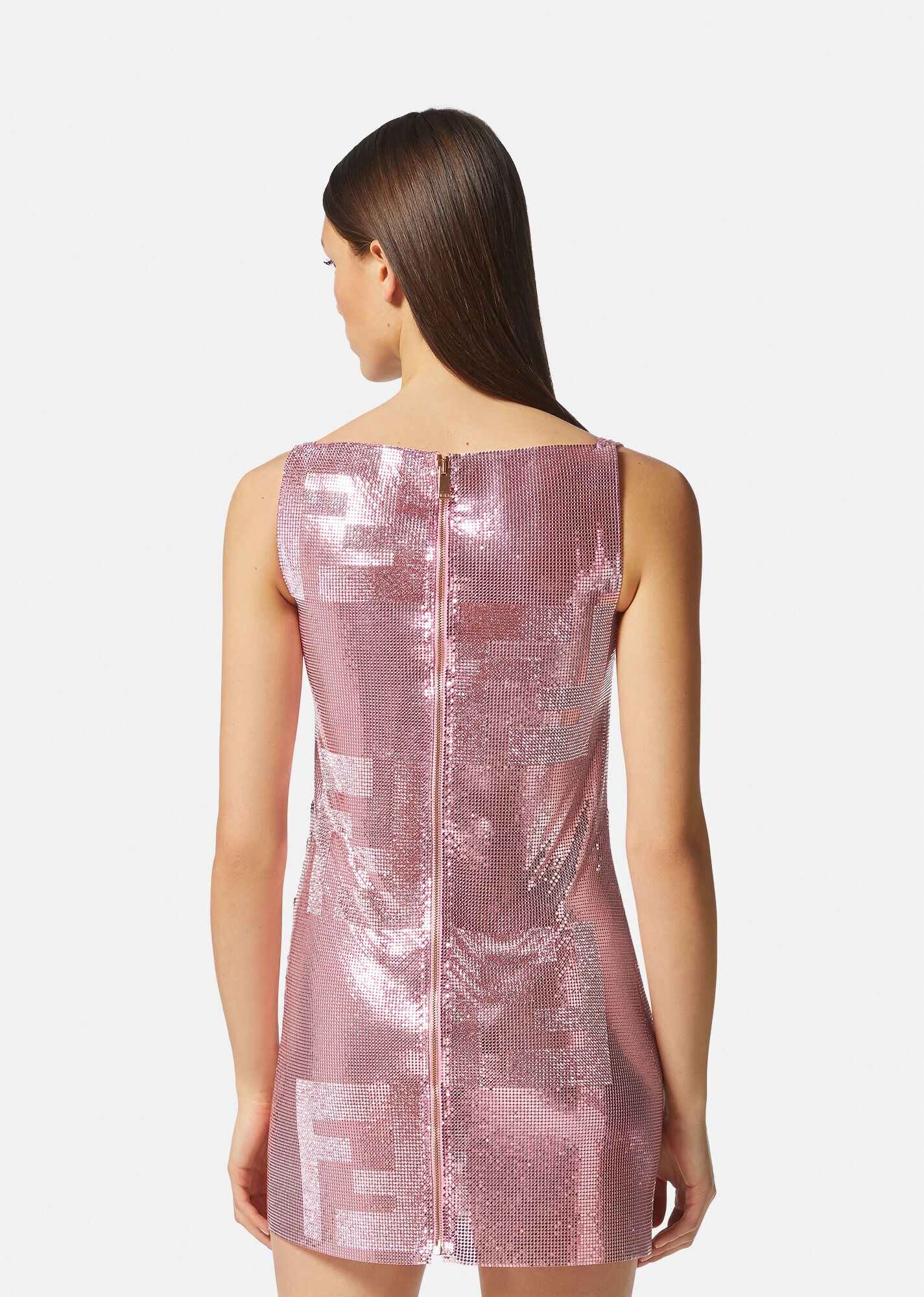 Fendace Metal Mesh Mini Dress - 4