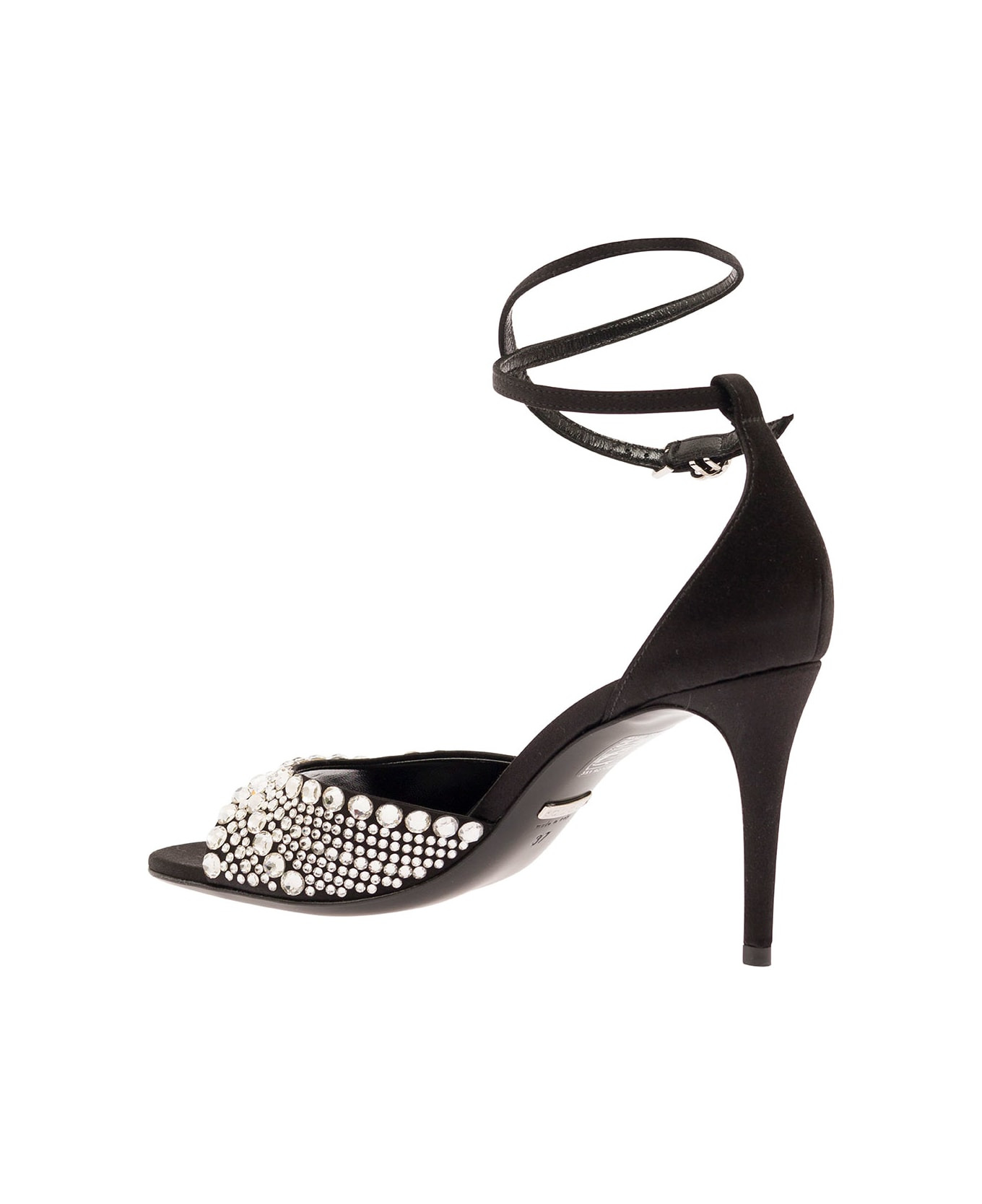 W Ilse 85 Sandal Silk W/cryst - 3