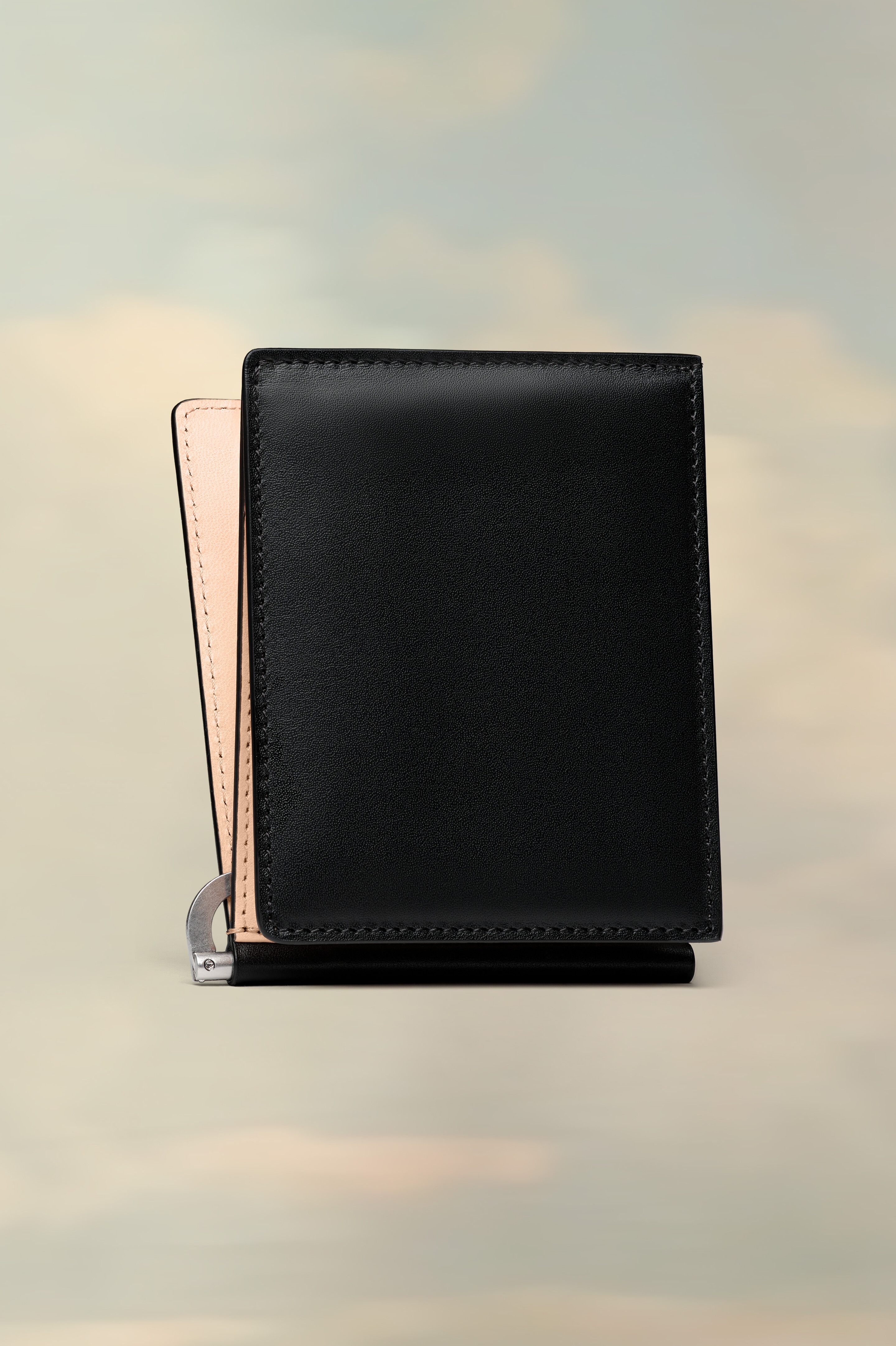Maison Margiela Bifold Wallet Money Clip Black Genuine