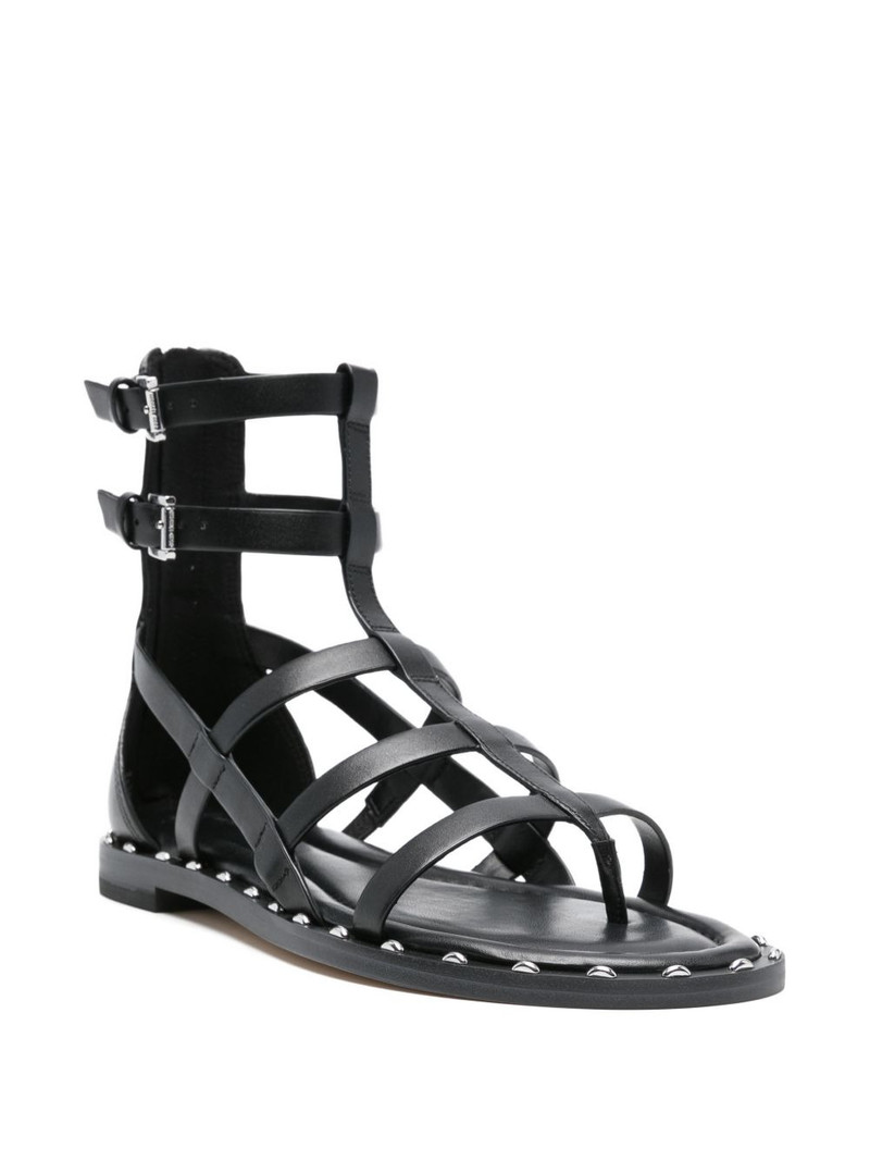 MICHAEL KORS Noa buckle-detail studded sandals outlook