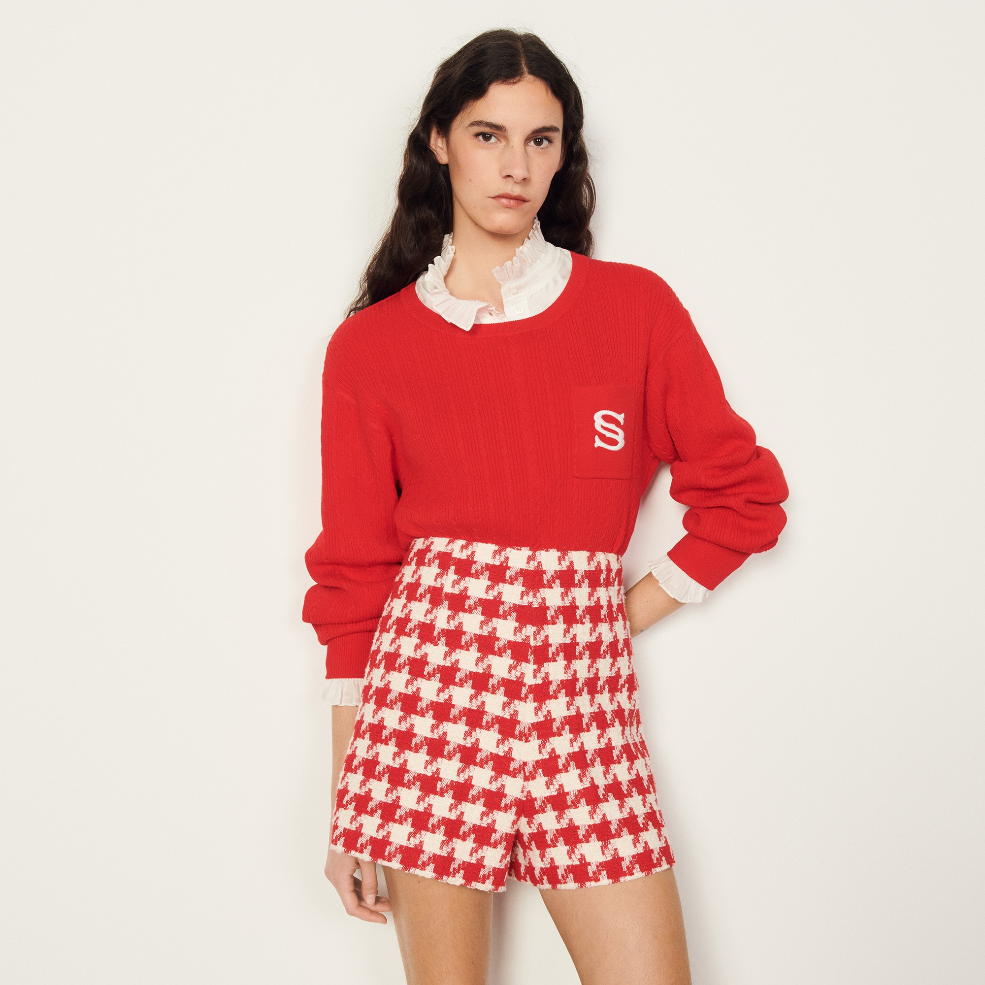 Houndstooth shorts - 1