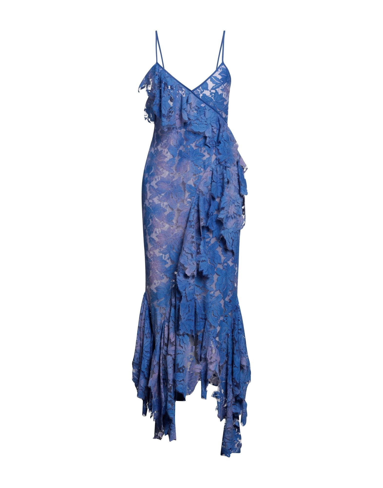 Blue Women's Long Dress - 1