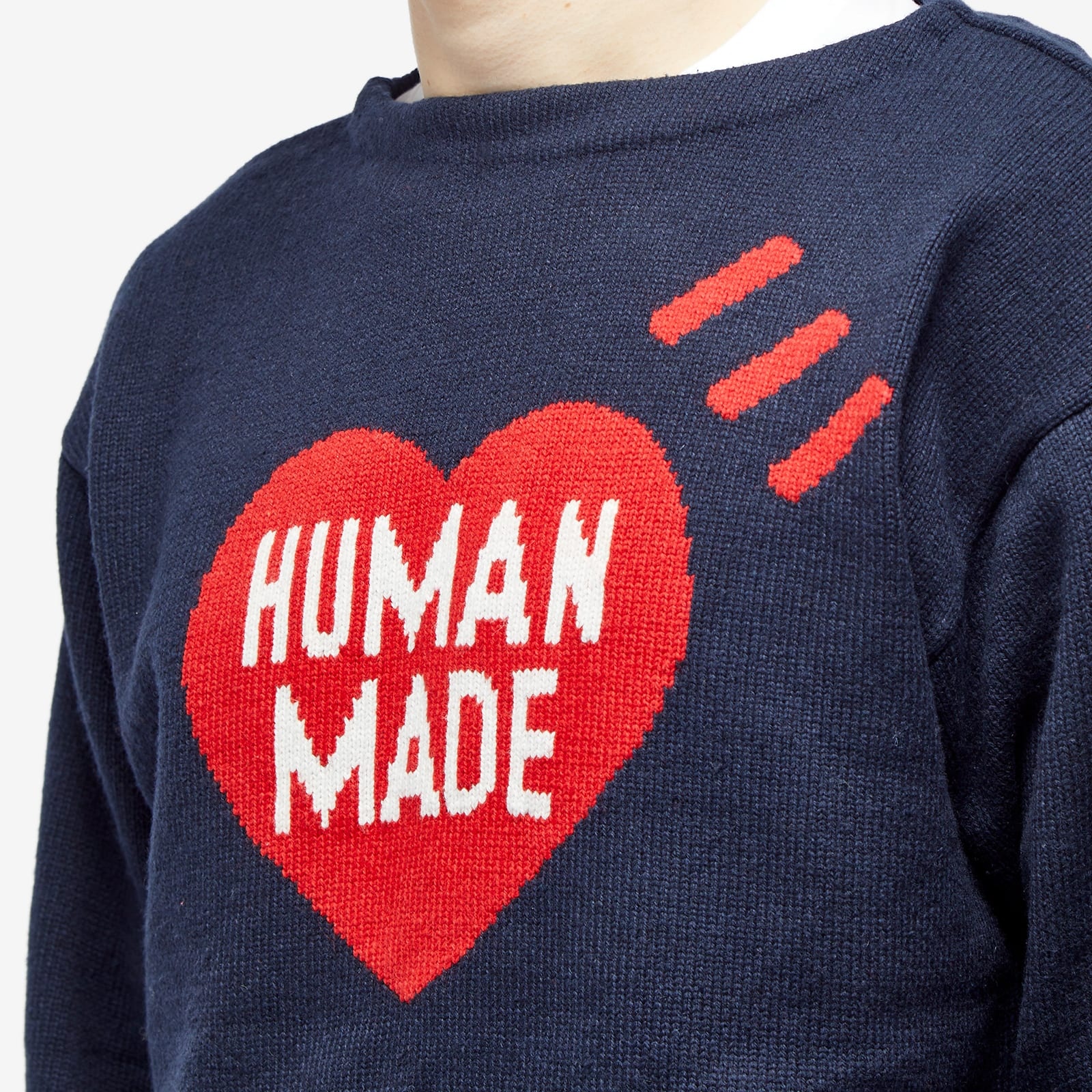 Human Made Heart Knit Sweater - 5