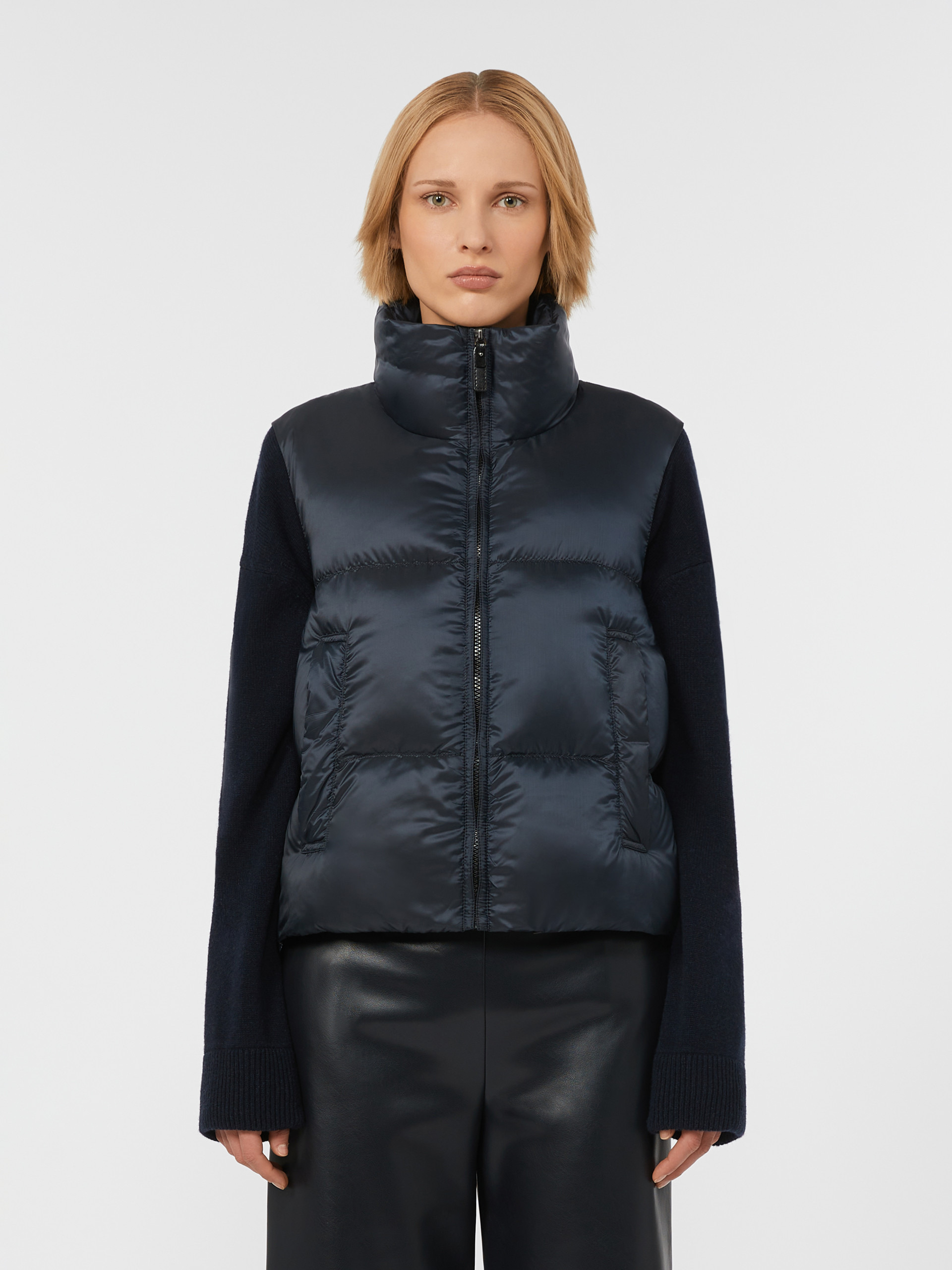 SEISMALL Padded gilet in water-repellent technical fabric - 3