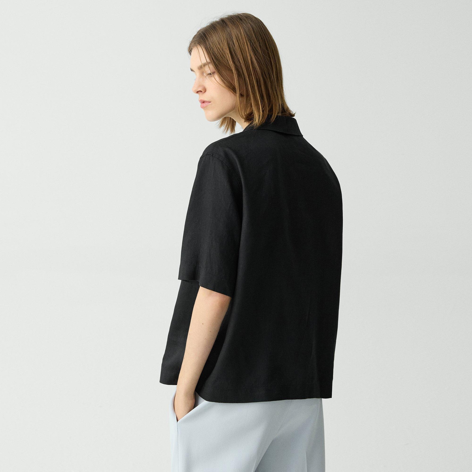Polo Shirt in Relaxed Linen - 4