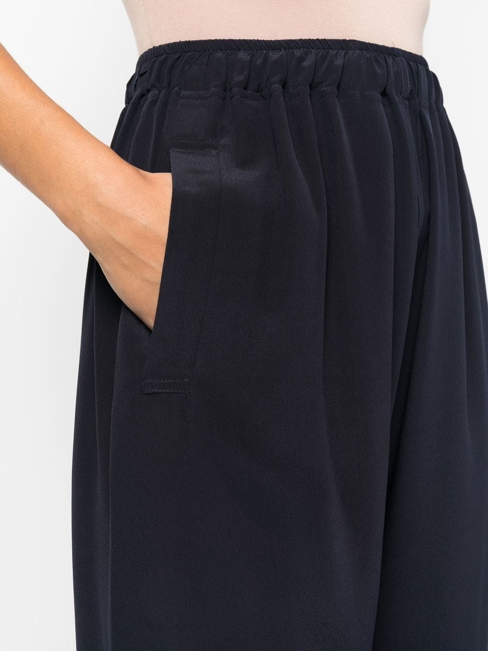 wide-leg high-waisted trousers - 5