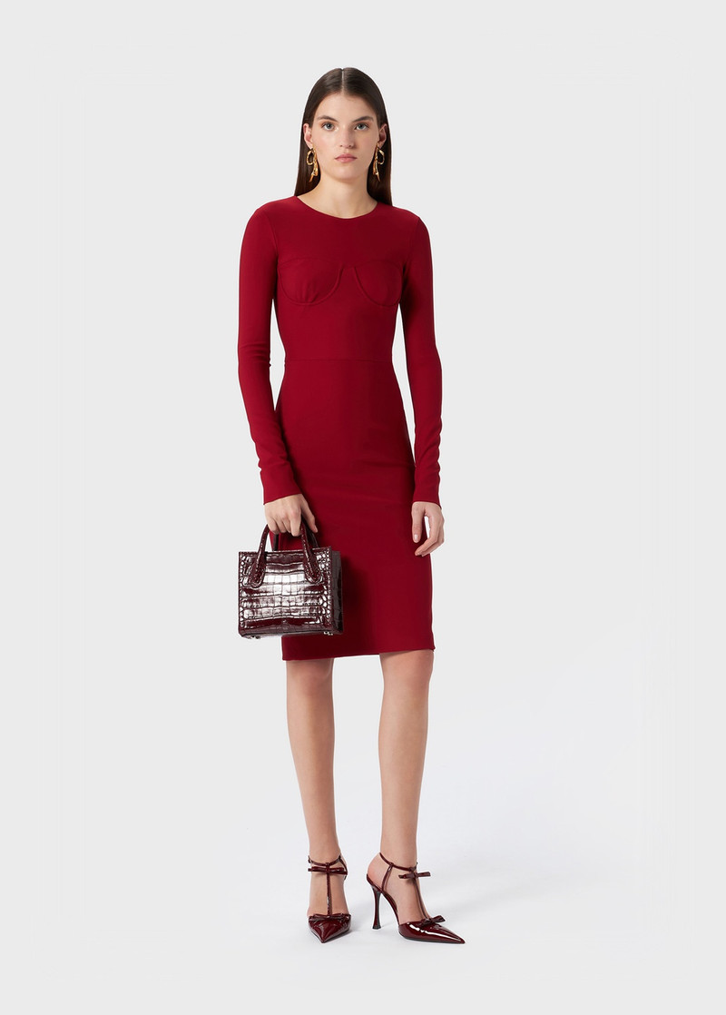 Blumarine COMPACT JERSEY DRESS WITH BRA PATTERN outlook