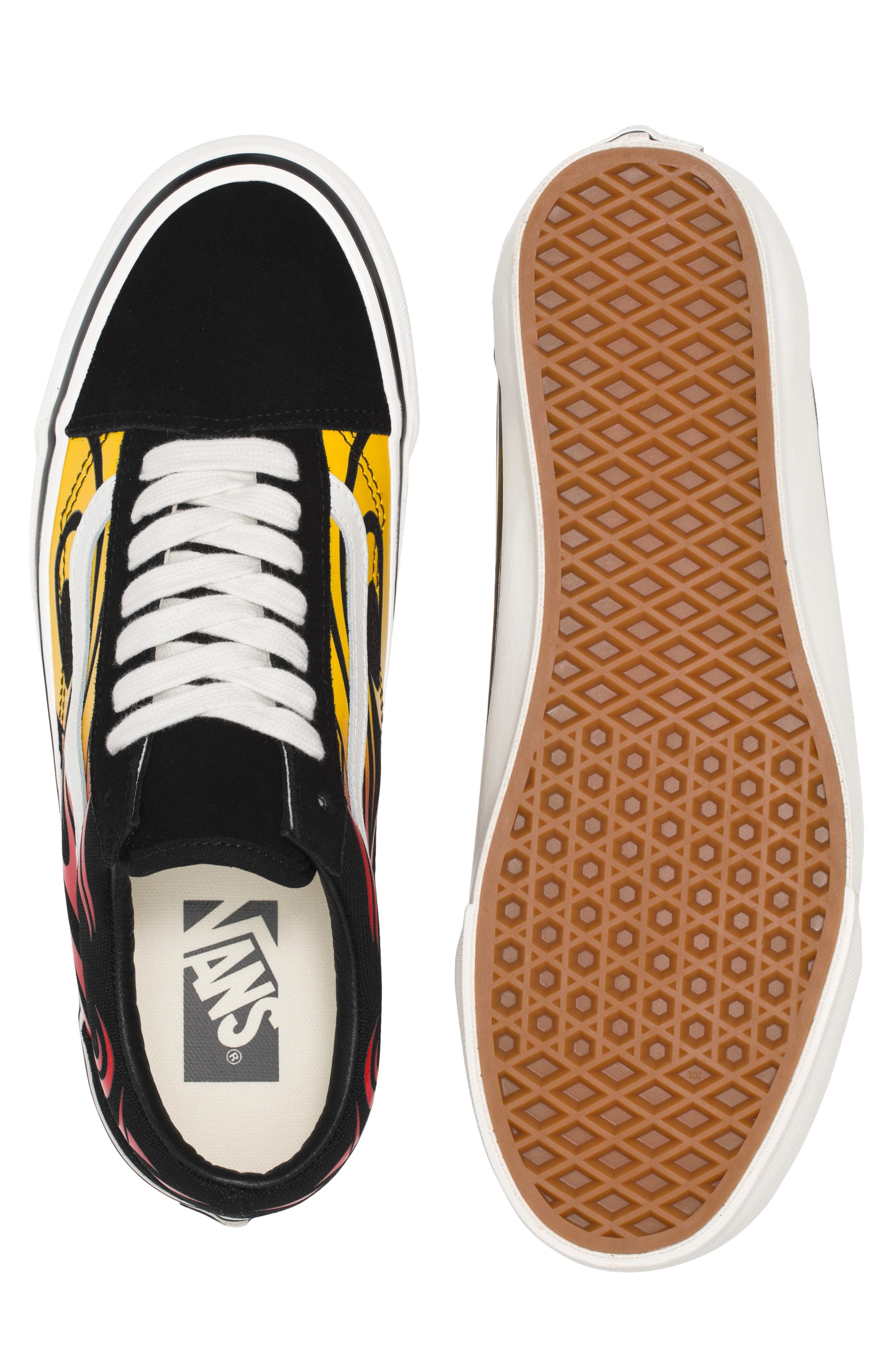 Vans Old Skool Low Top Sneaker in Y2K Flame Black/White at Nordstrom - 5