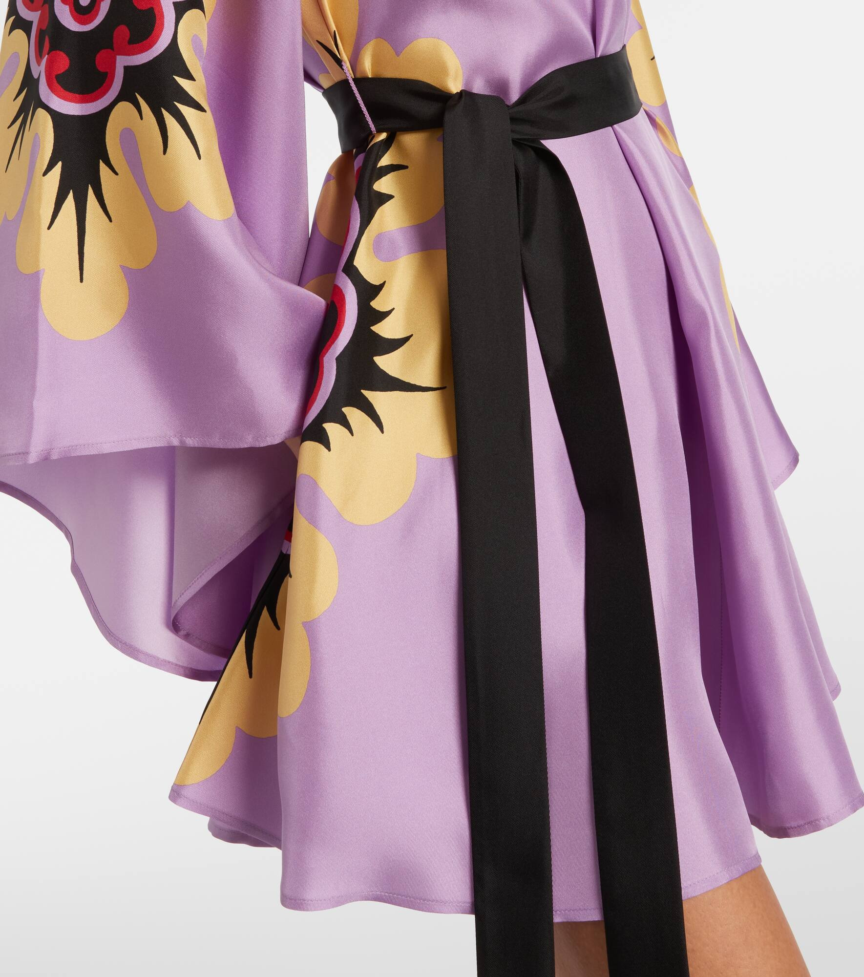Magnifico Placée silk twill minidress - 5