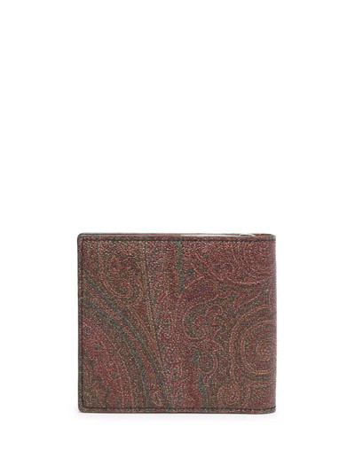 Etro paisley zipped wallet outlook