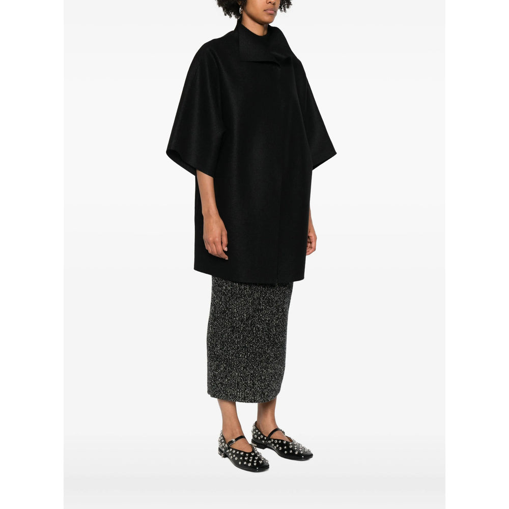 Harris Wharf London Black Coats - Oversized Coats Women - 4