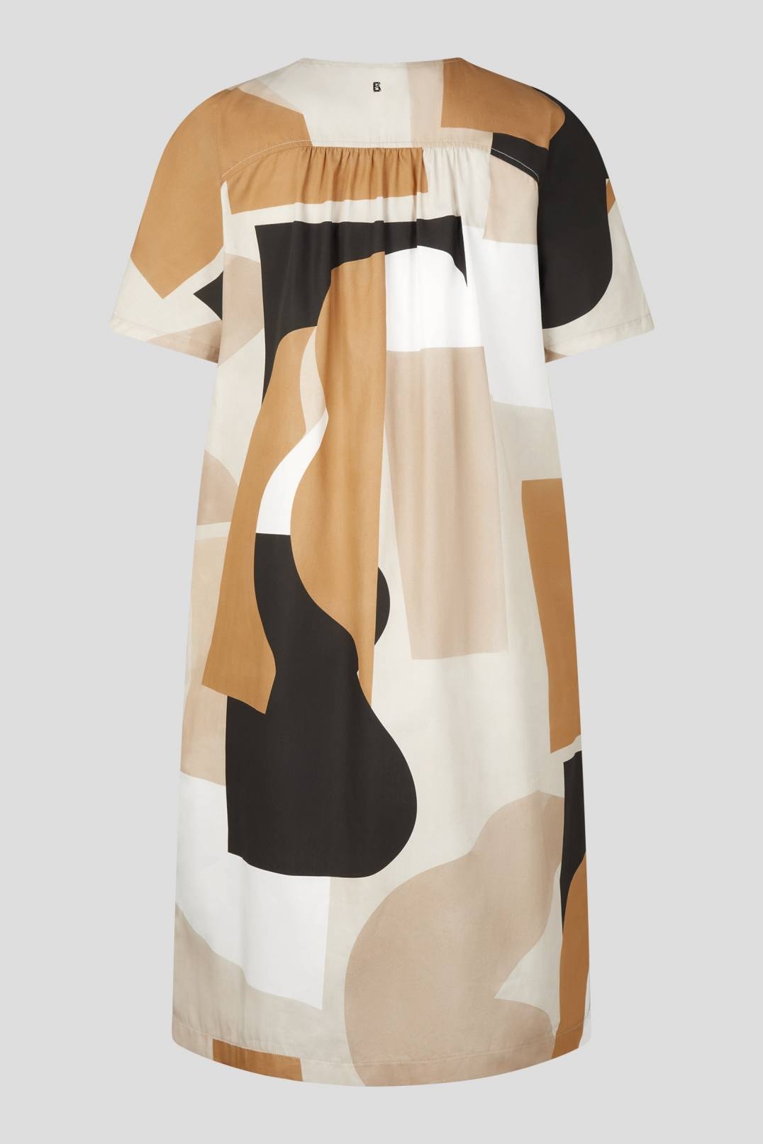 AVA MIDI DRESS IN CARAMEL/BEIGE - 5